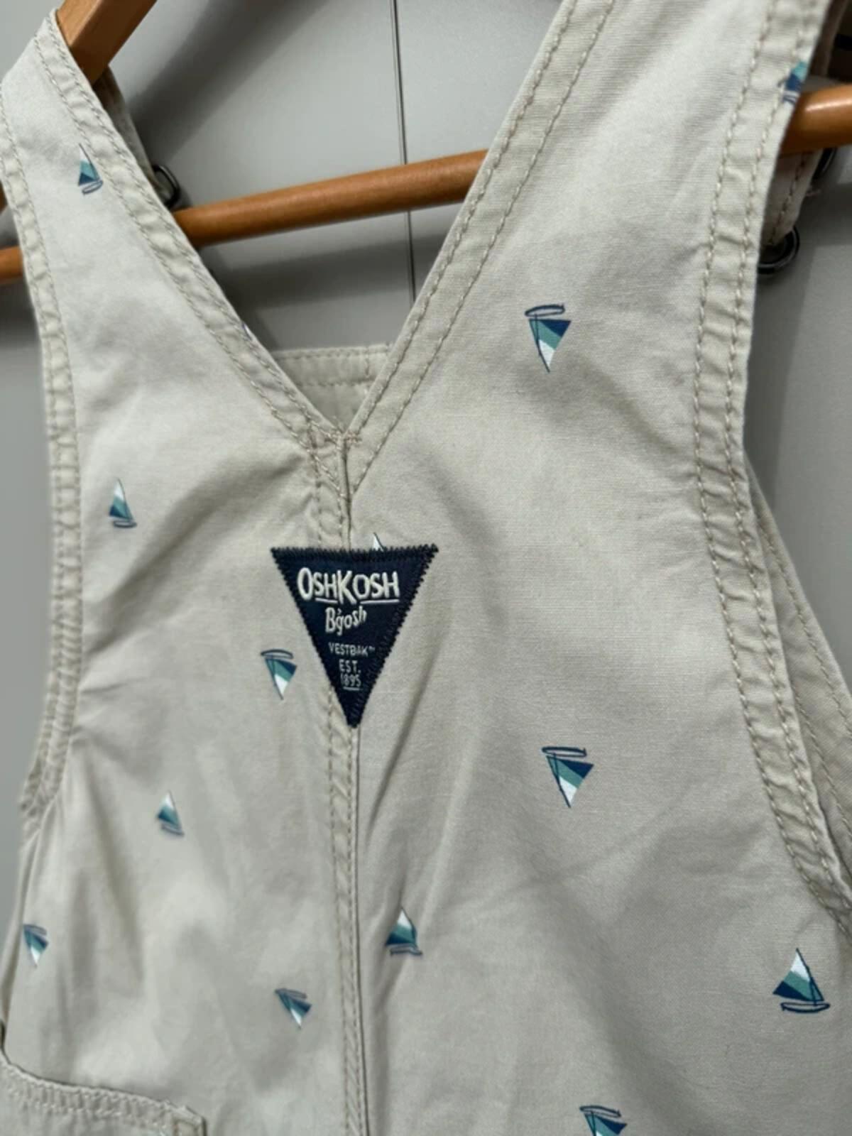 Oshkosh Boat Dungaree Shortalls 2T