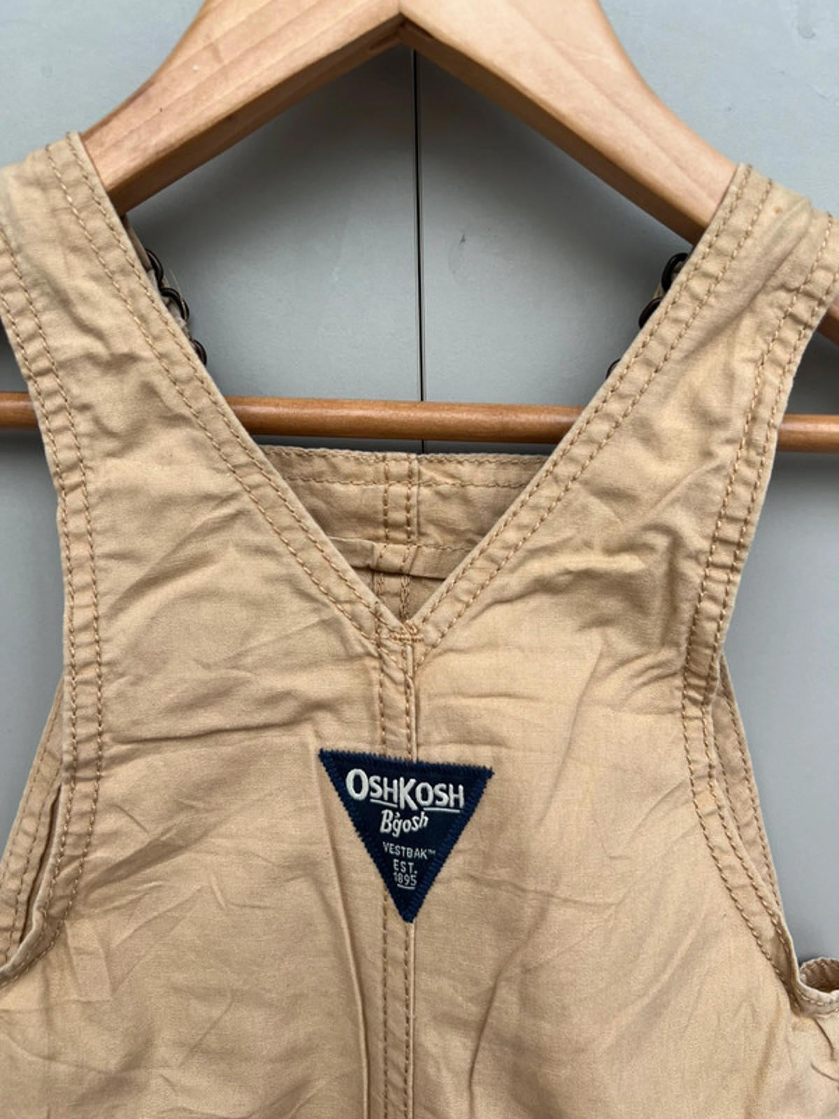 Oshkosh Camel Cargo Dungarees 18M