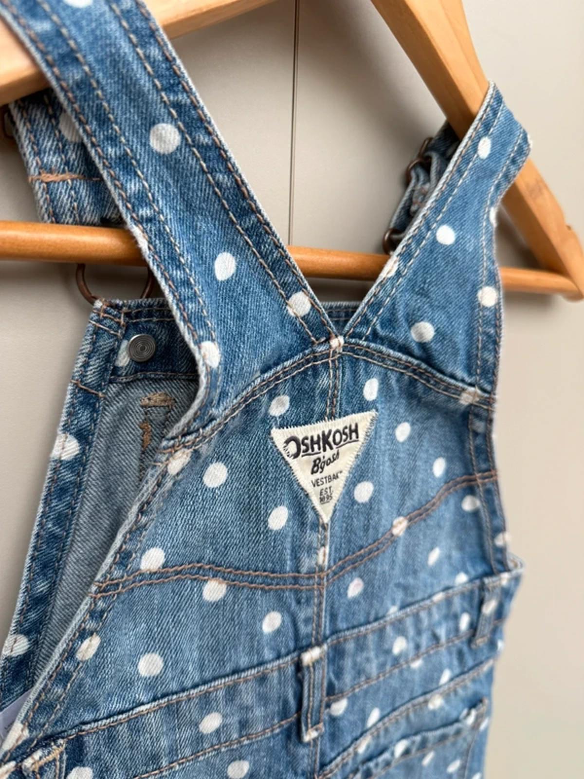 Oshkosh Polka Dot Dungarees 12M