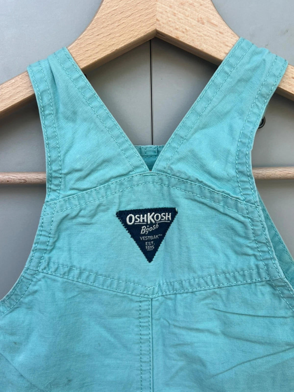 Oshkosh Cotton Shortalls 6/9M