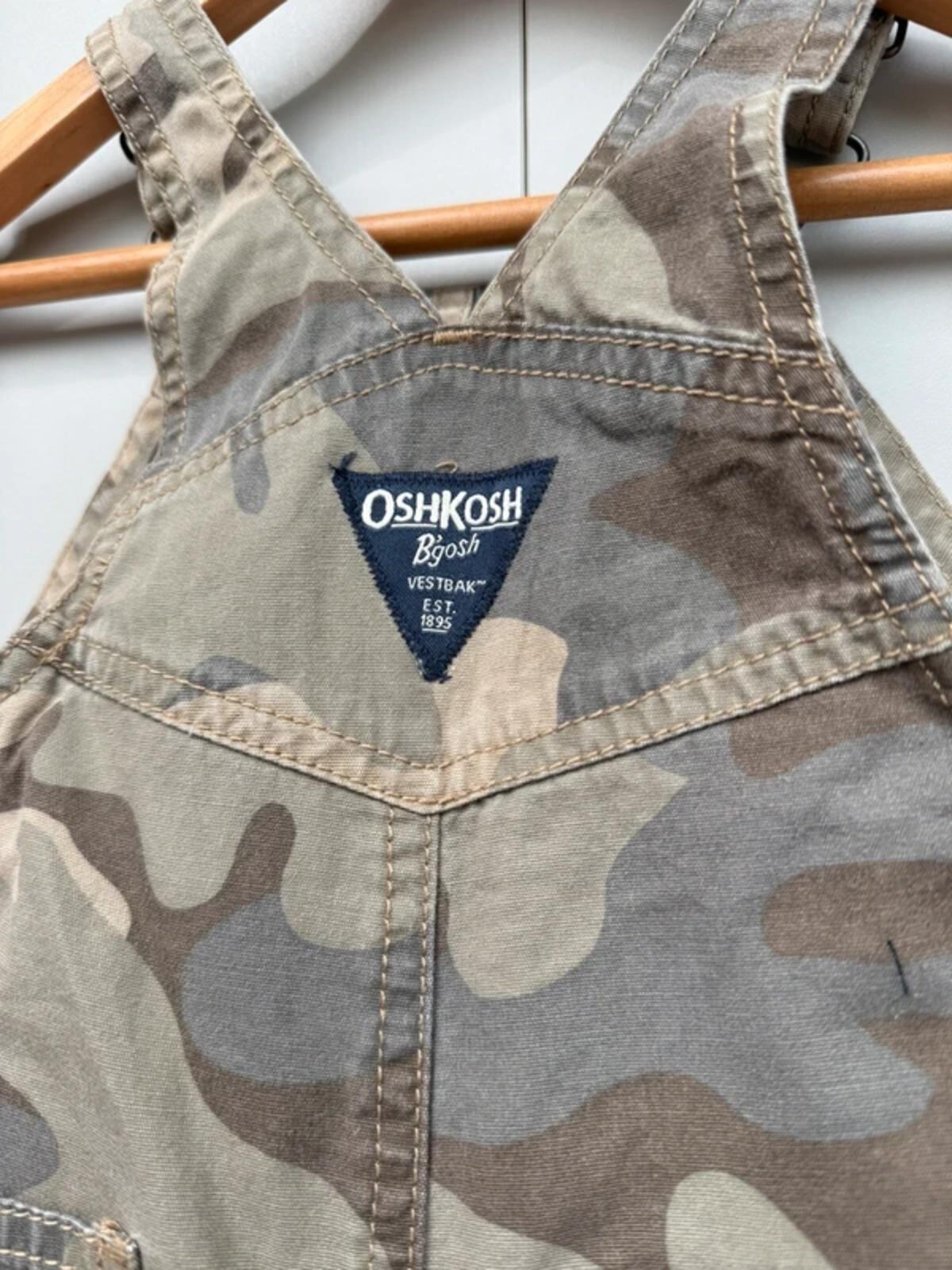 Oshkosh Shortall Camouflage Dungarees 12M
