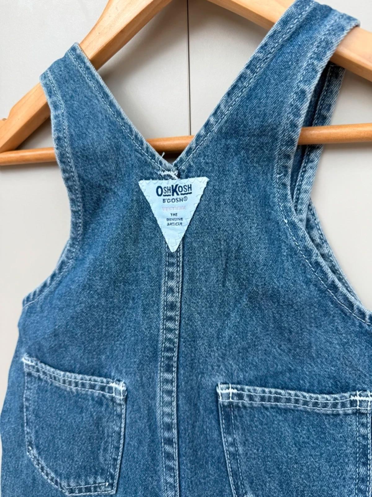 Oshkosh Vintage Denim Dungarees 6/9M