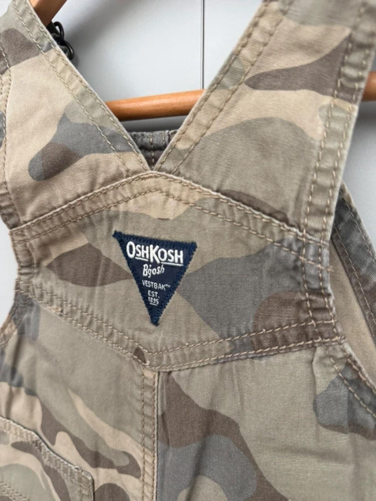 Oshkosh Camouflage Shortall Dungarees 12M