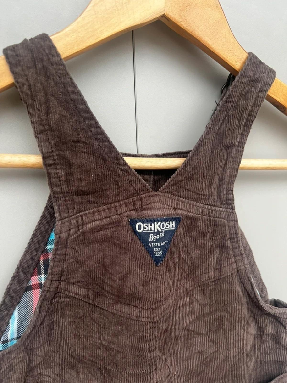 Oshkosh Brown Corduroy Dungarees 9M