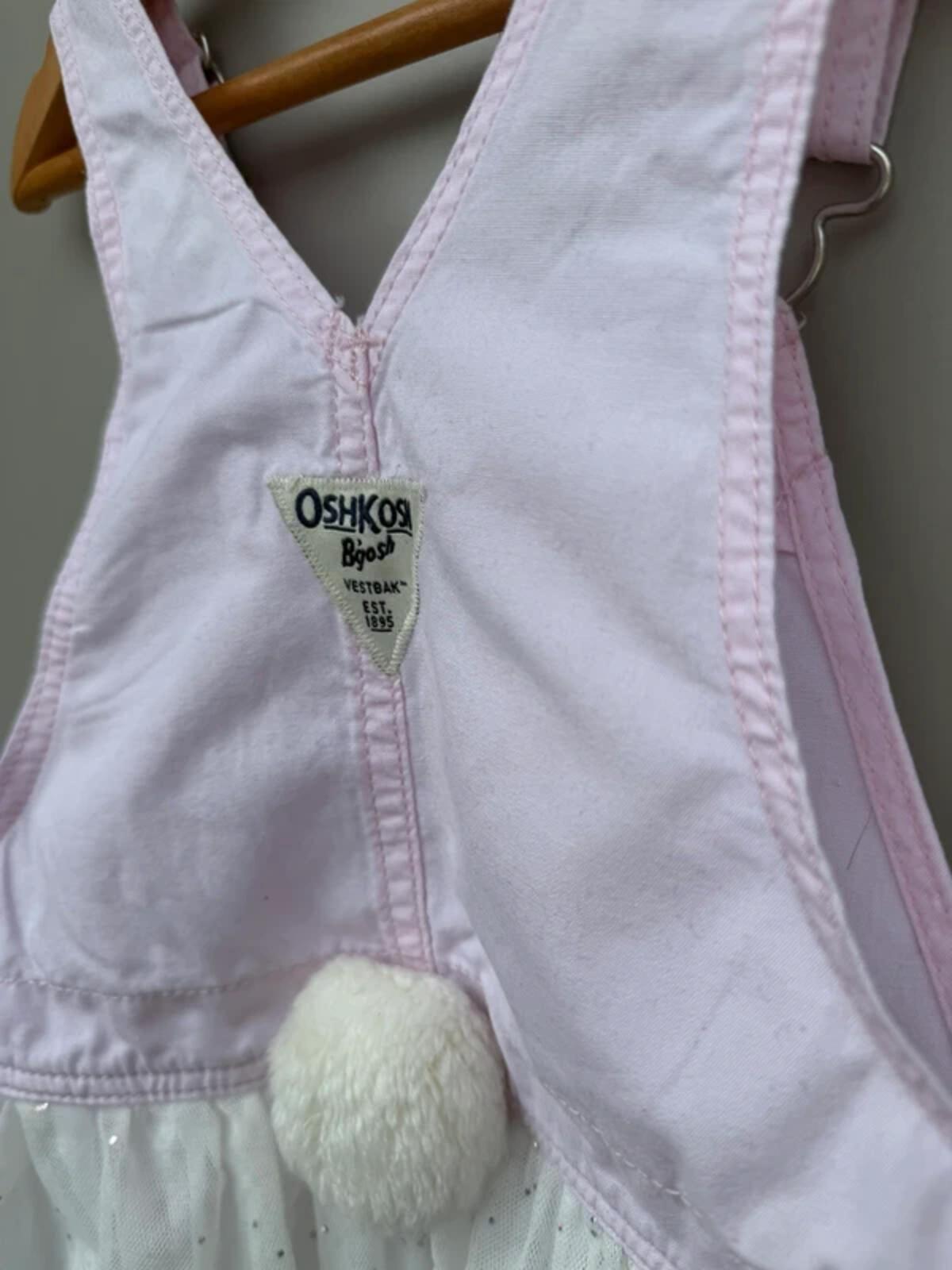 Oshkosh Bunny Dungaree Dress 4T