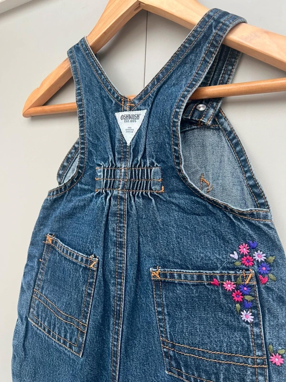Oshkosh Vintage Denim Dungarees 6/9M