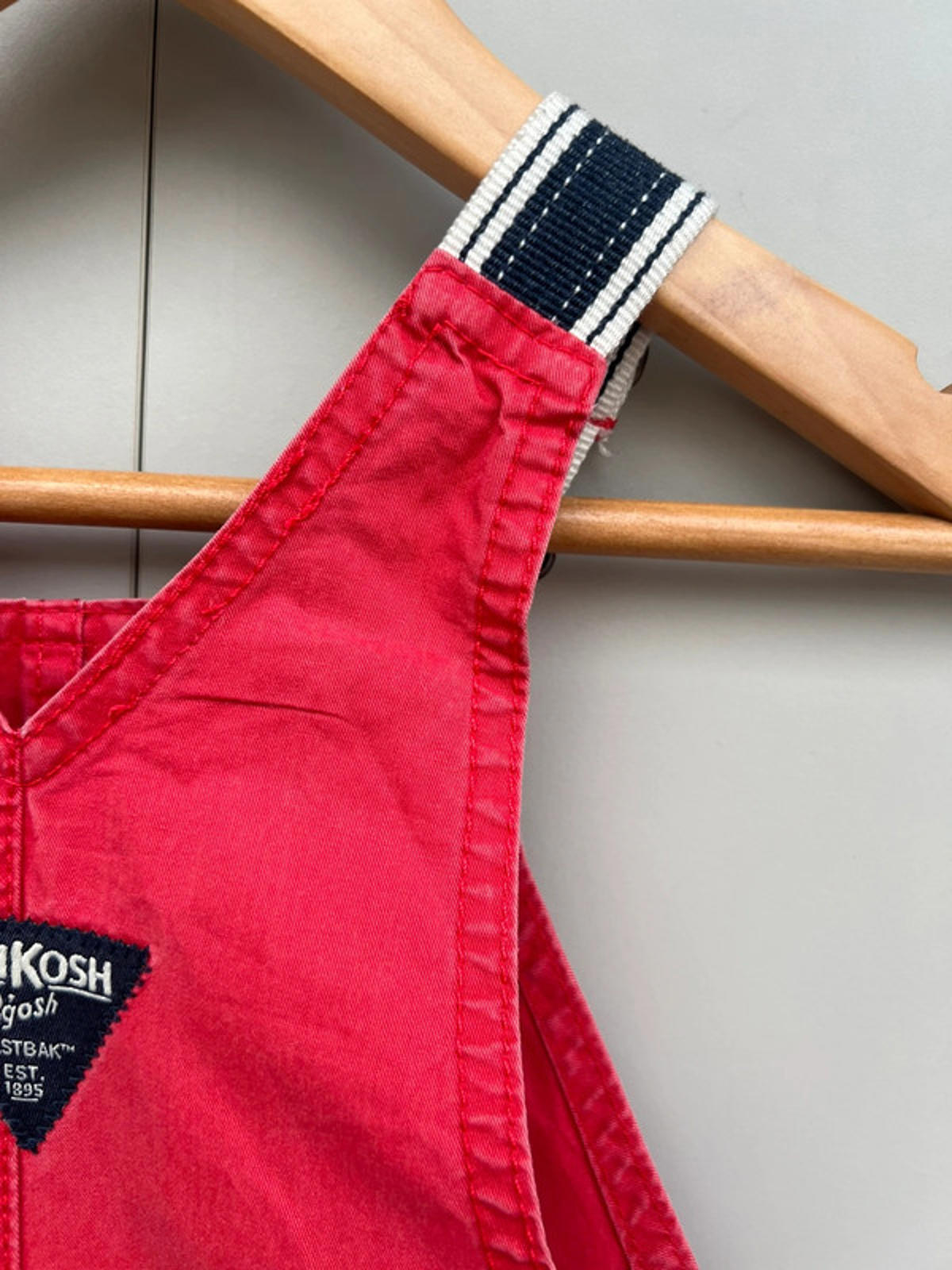 Oshkosh Red Cargo Dungarees 18M