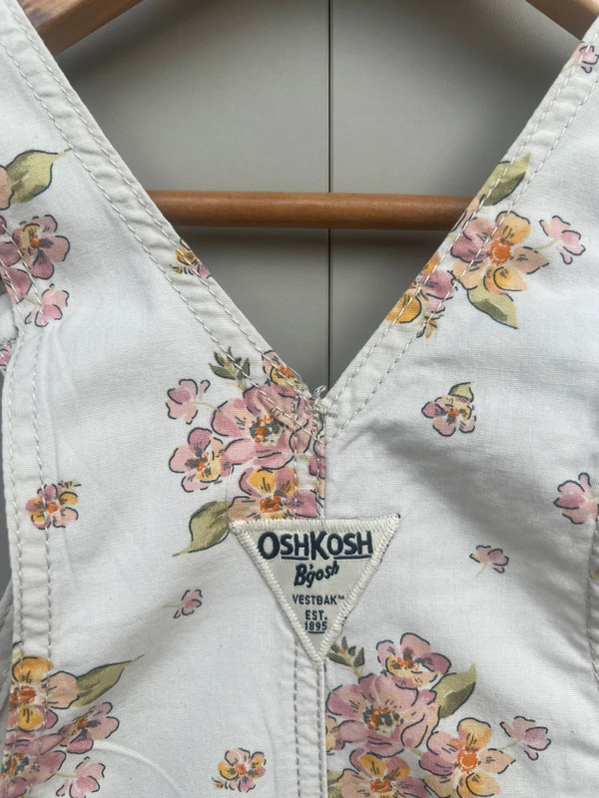Oshkosh Floral Shortalls 4T