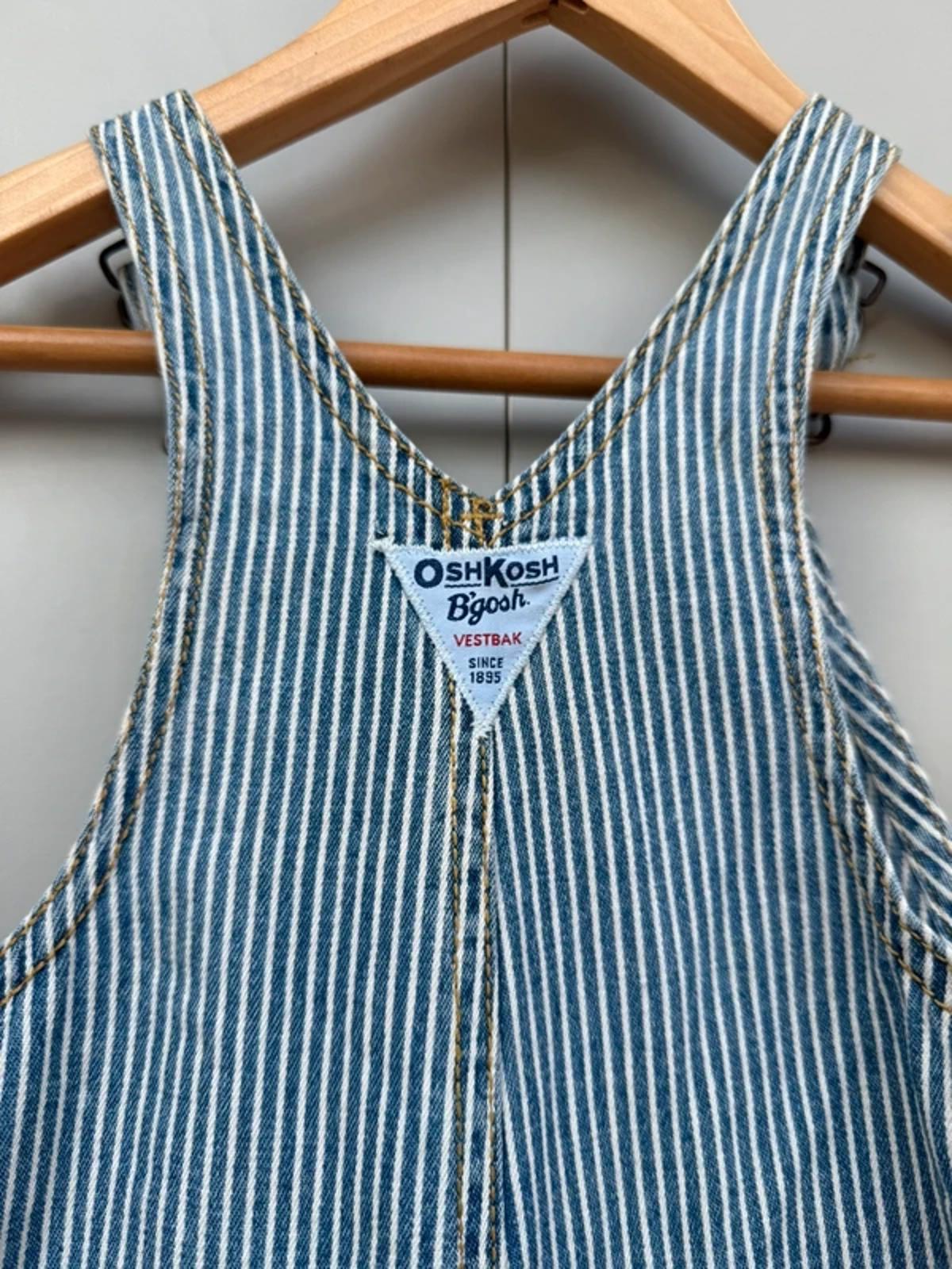 Oshkosh Hickory Striped Shortalls 12M