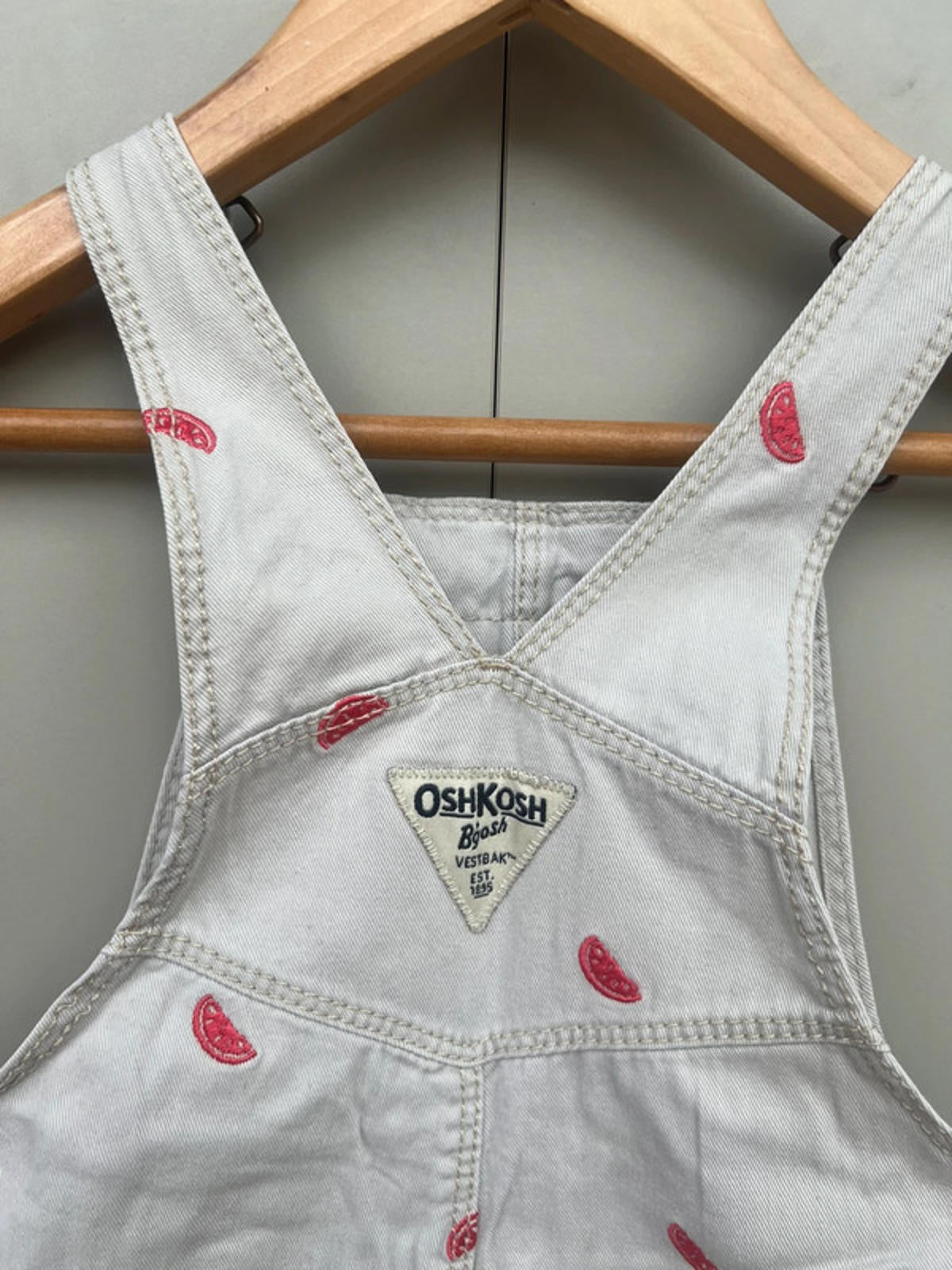 Oshkosh Fruit Shortalls 2T