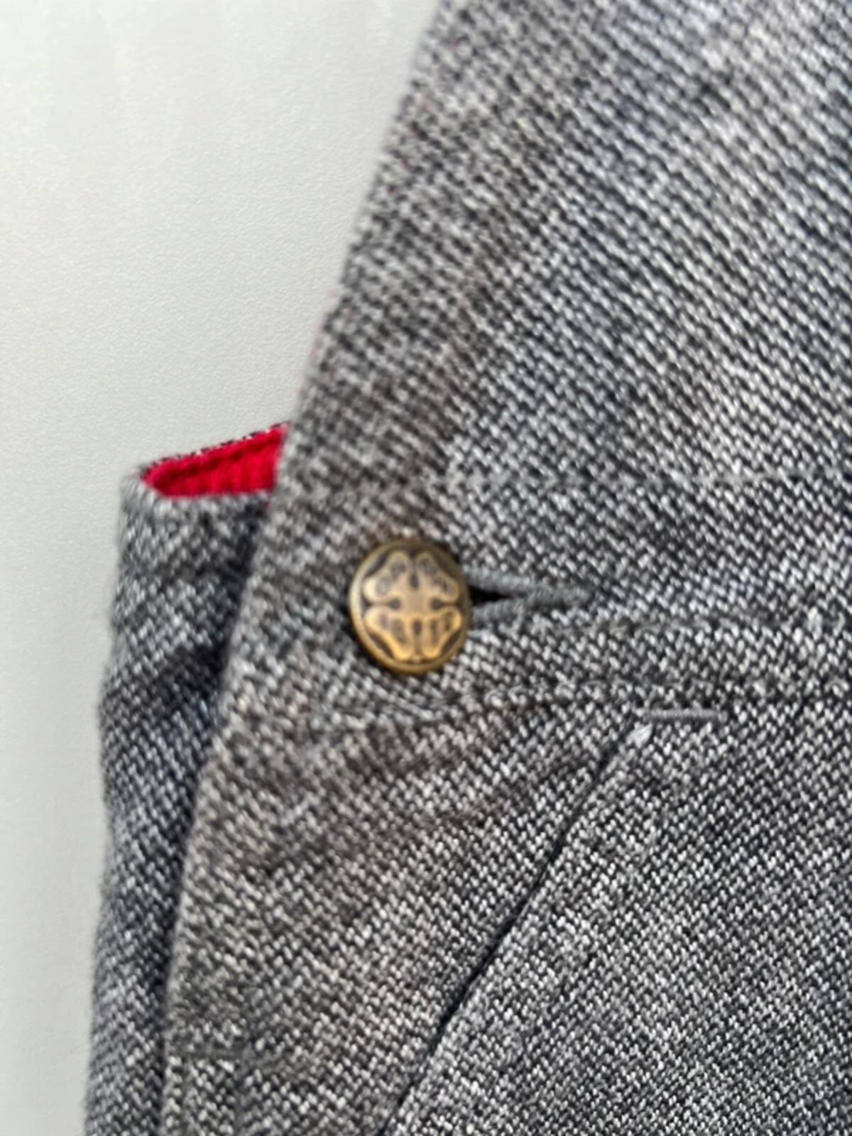Oshkosh Vintage Grey Marl Dungarees 12M