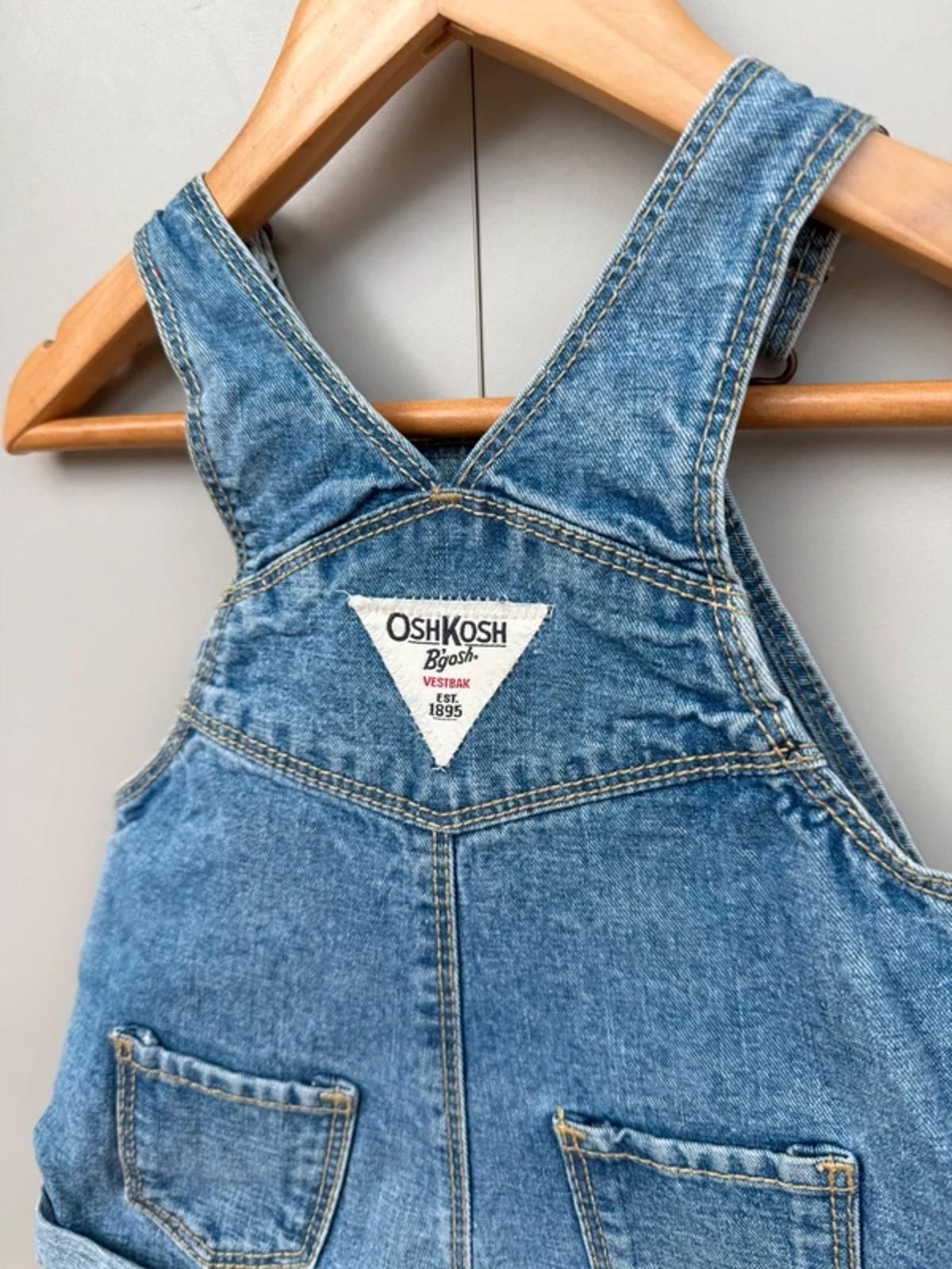 Oshkosh Denim Shortall Dungarees 6M