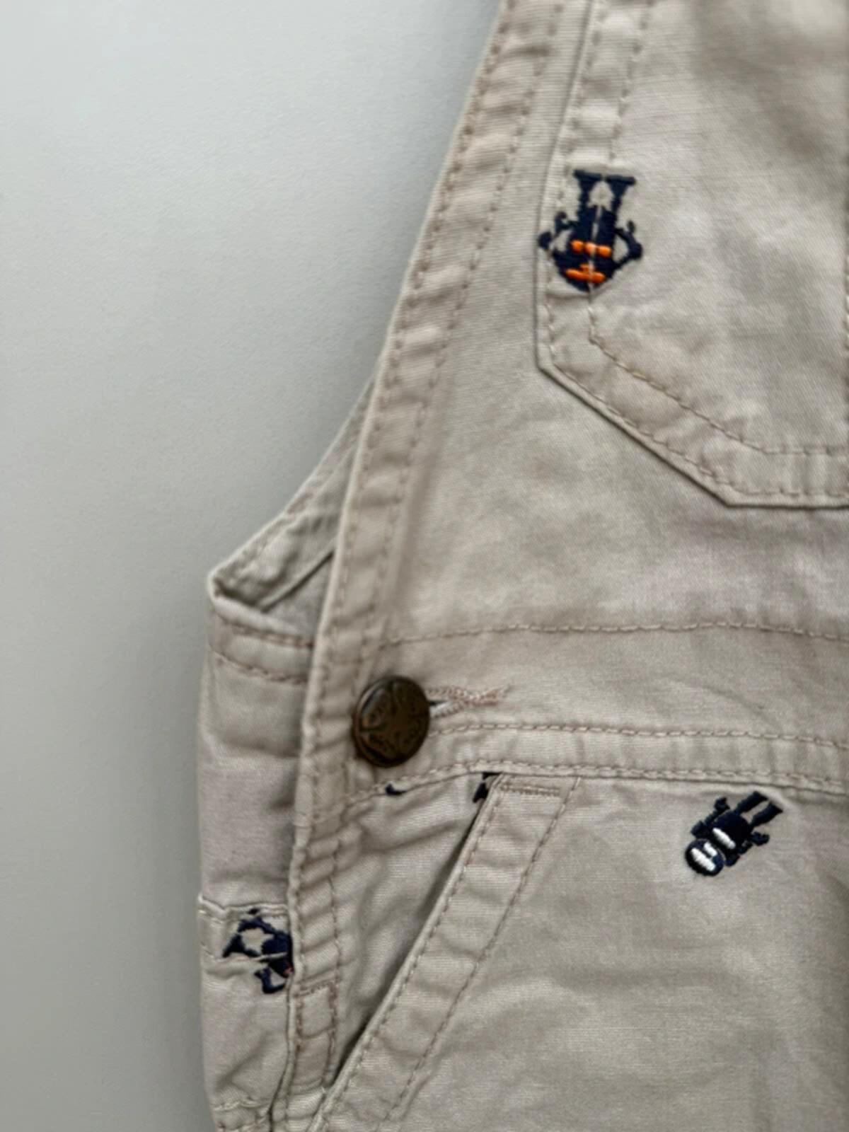 Oshkosh Monster Shortall Dungarees 12M