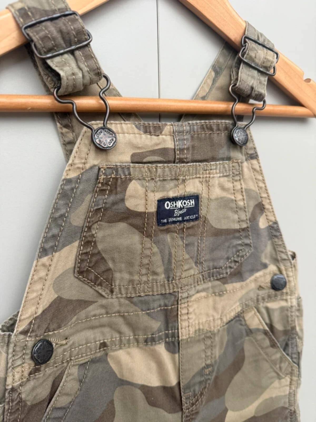Oshkosh Camouflage Shortall Dungarees 12M