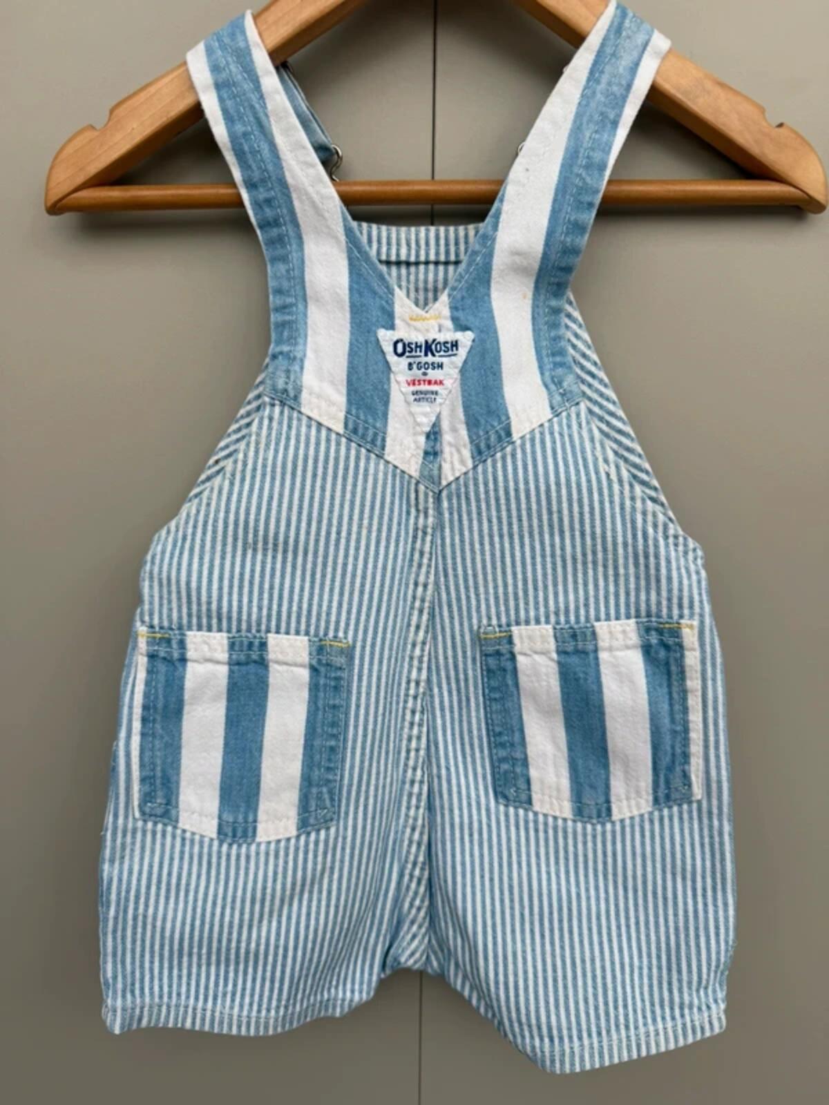 Oshkosh Vintage 80s Shortall Dungarees 24M