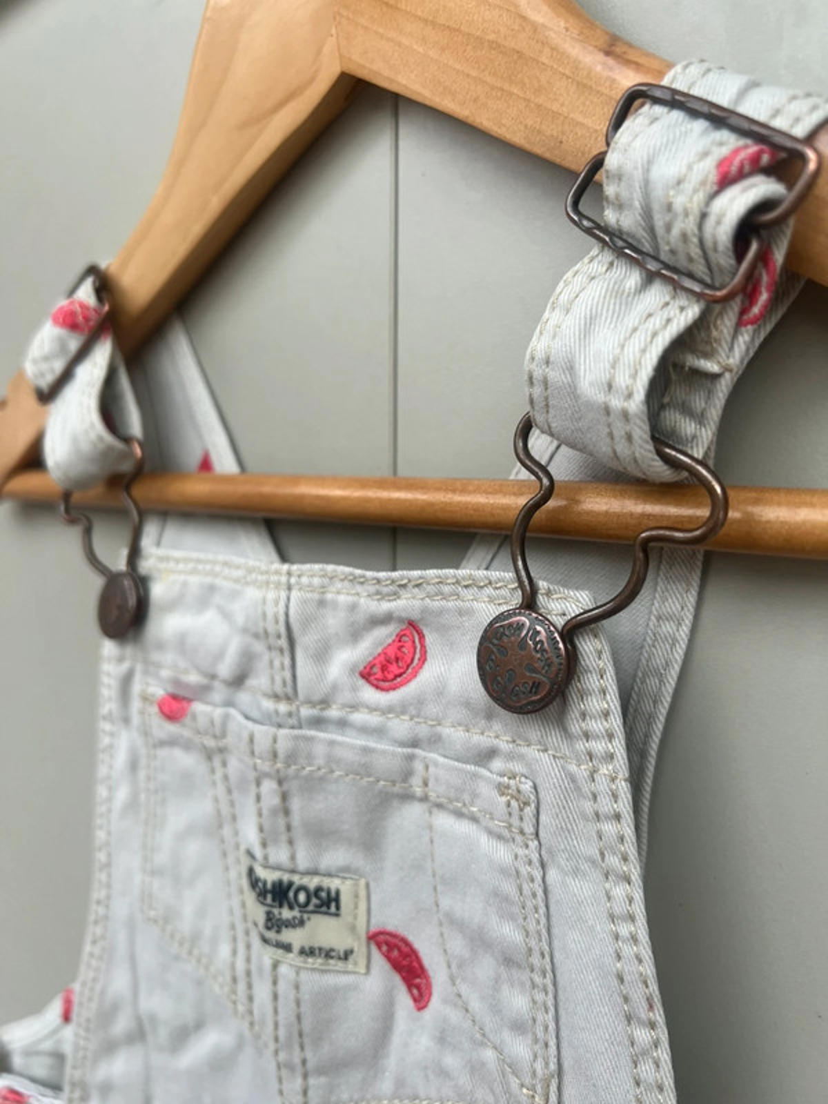 Oshkosh Fruit Shortalls 2T