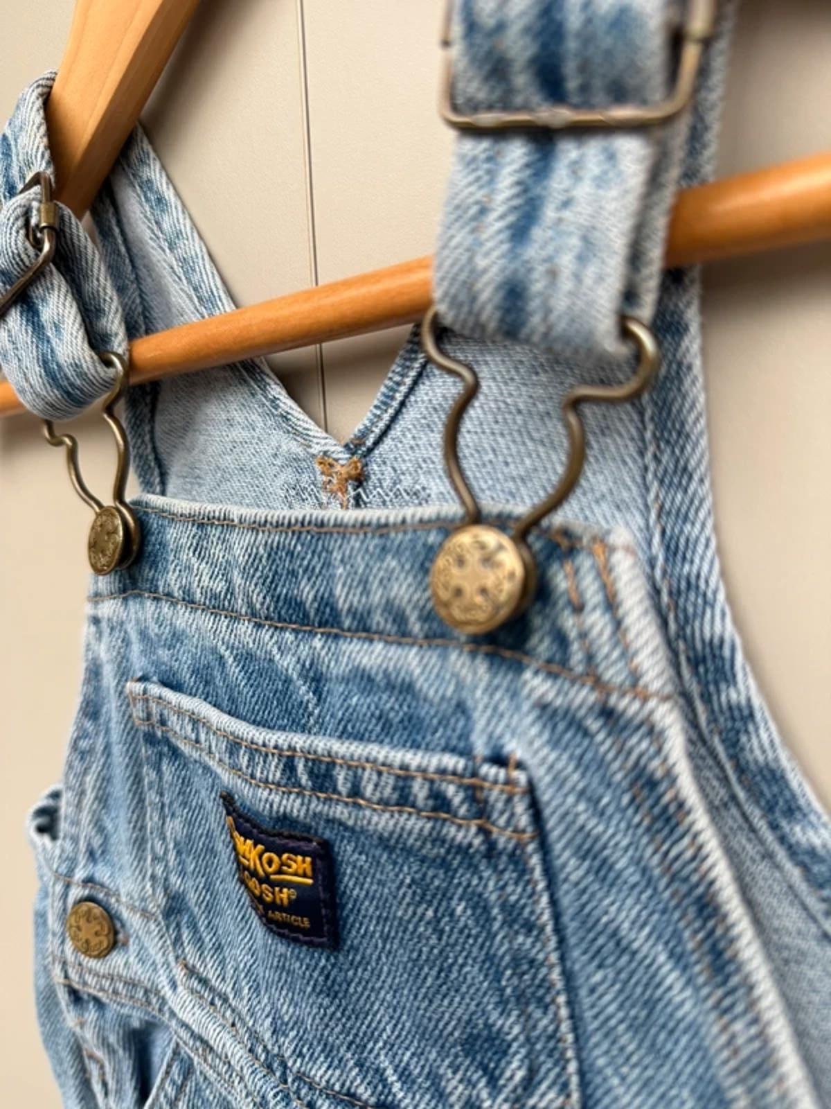 Oshkosh Vintage Denim Dungarees 6/9M