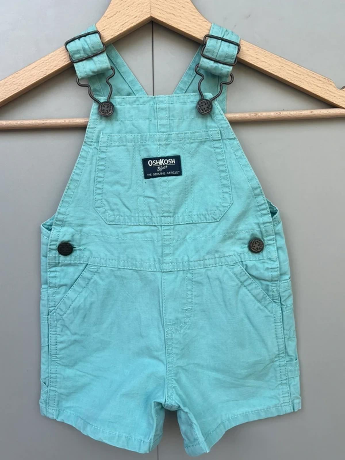 Oshkosh Cotton Shortalls 6/9M