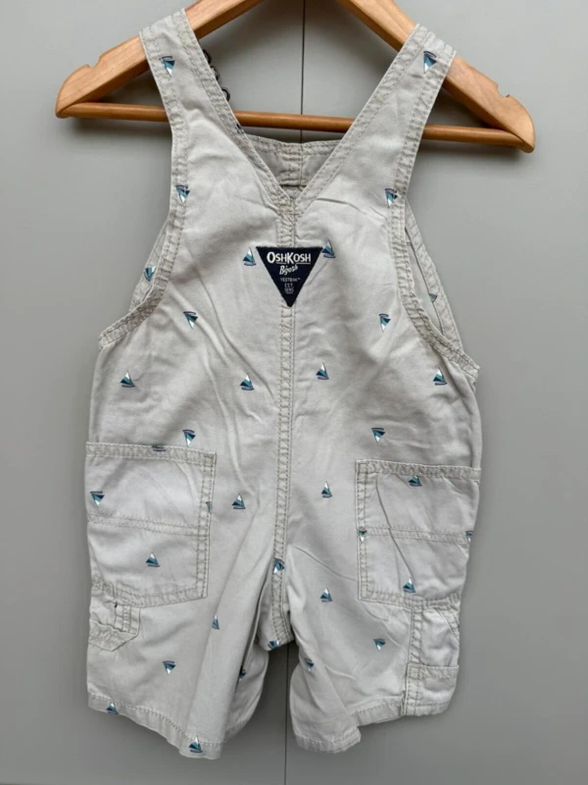 Oshkosh Boat Shortall Dungarees 24M