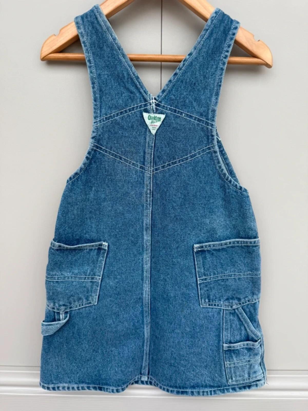 Oshkosh Vintage Dungaree Denim Dress 5T