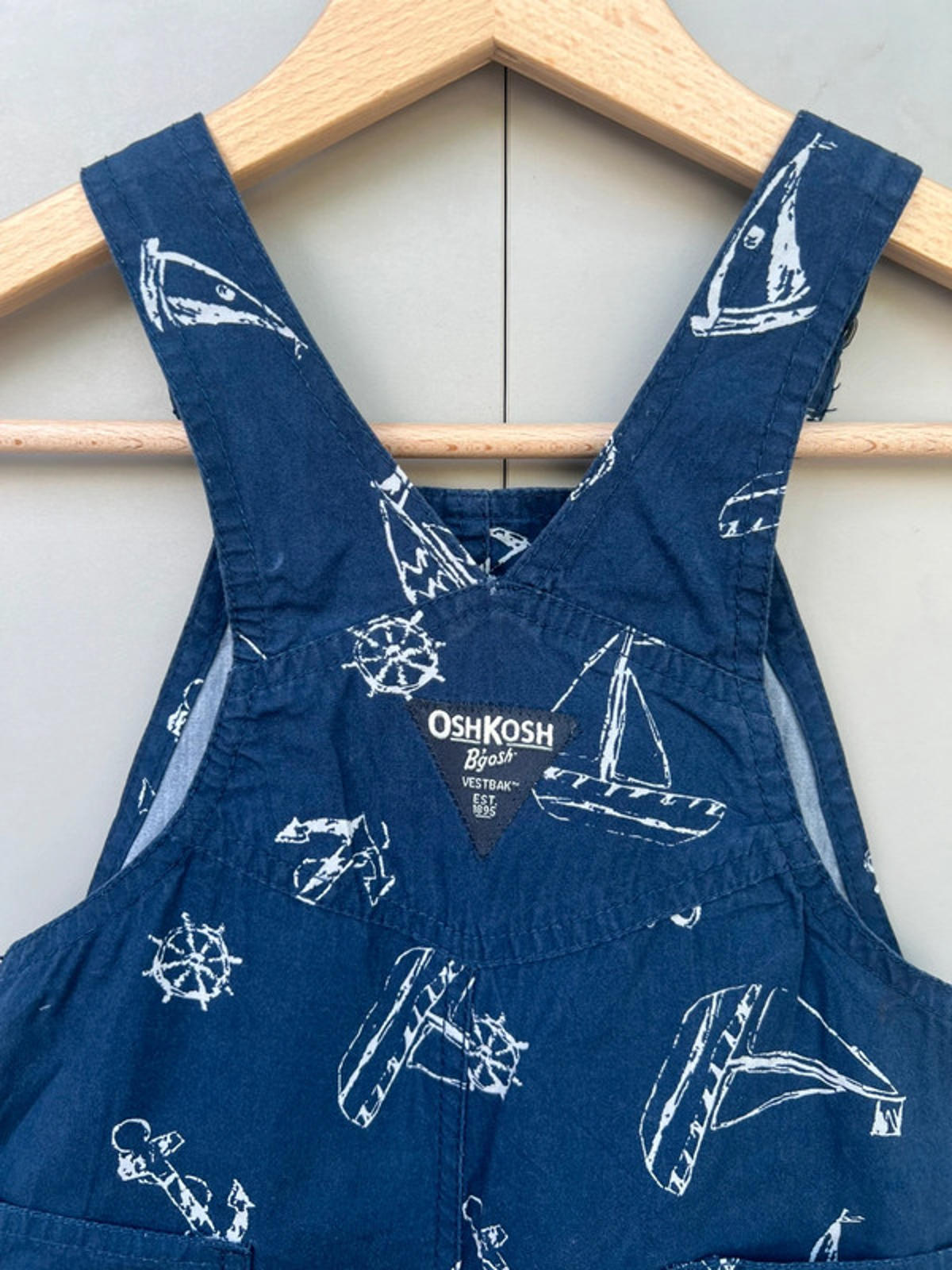 Oshkosh Anchor Shortall Dungarees 24M