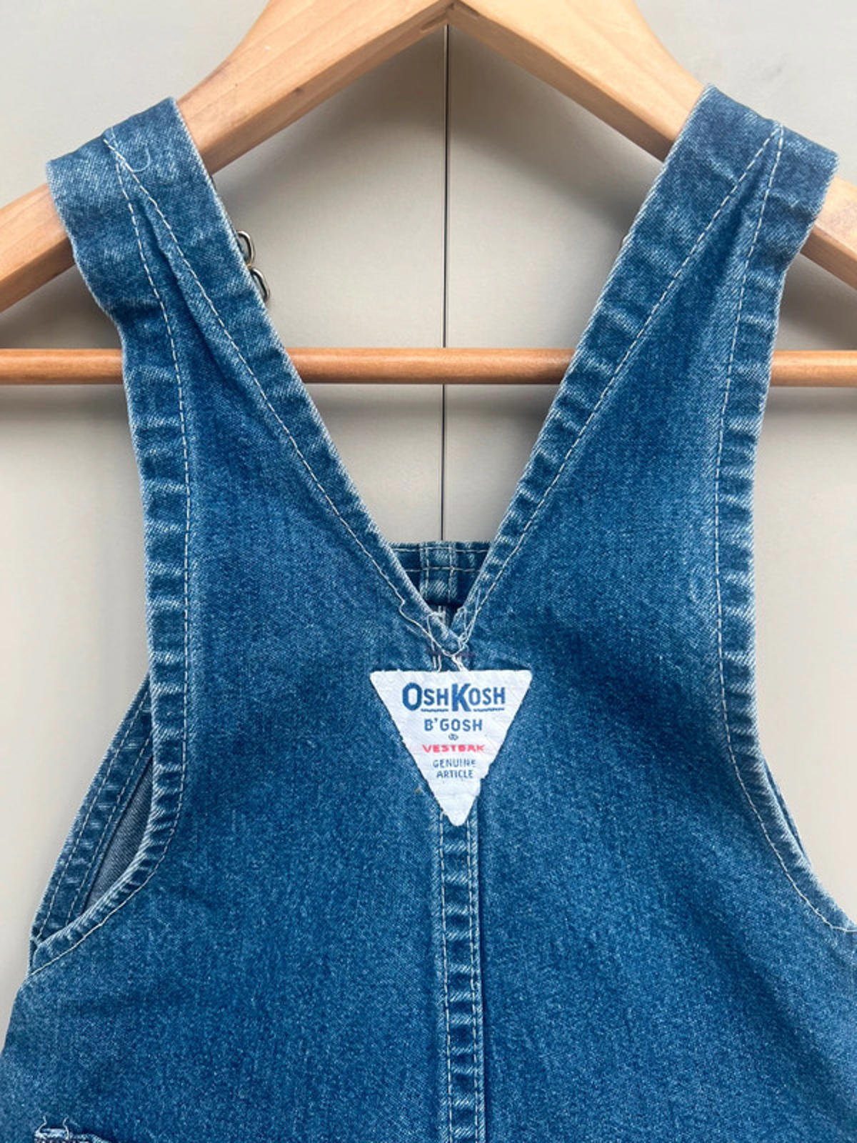 Oshkosh Vintage Denim Shortalls 3T