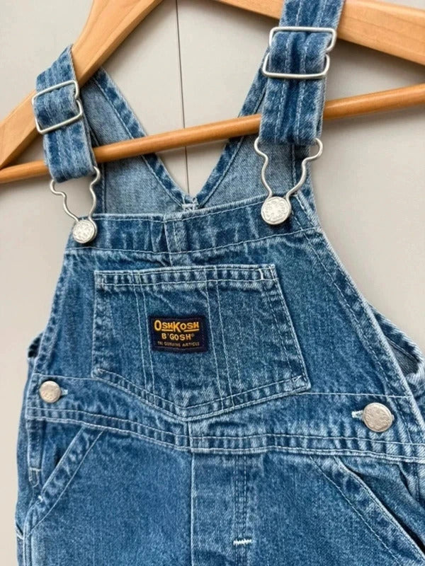 Oshkosh Vintage Denim Shortall Dungarees 12M