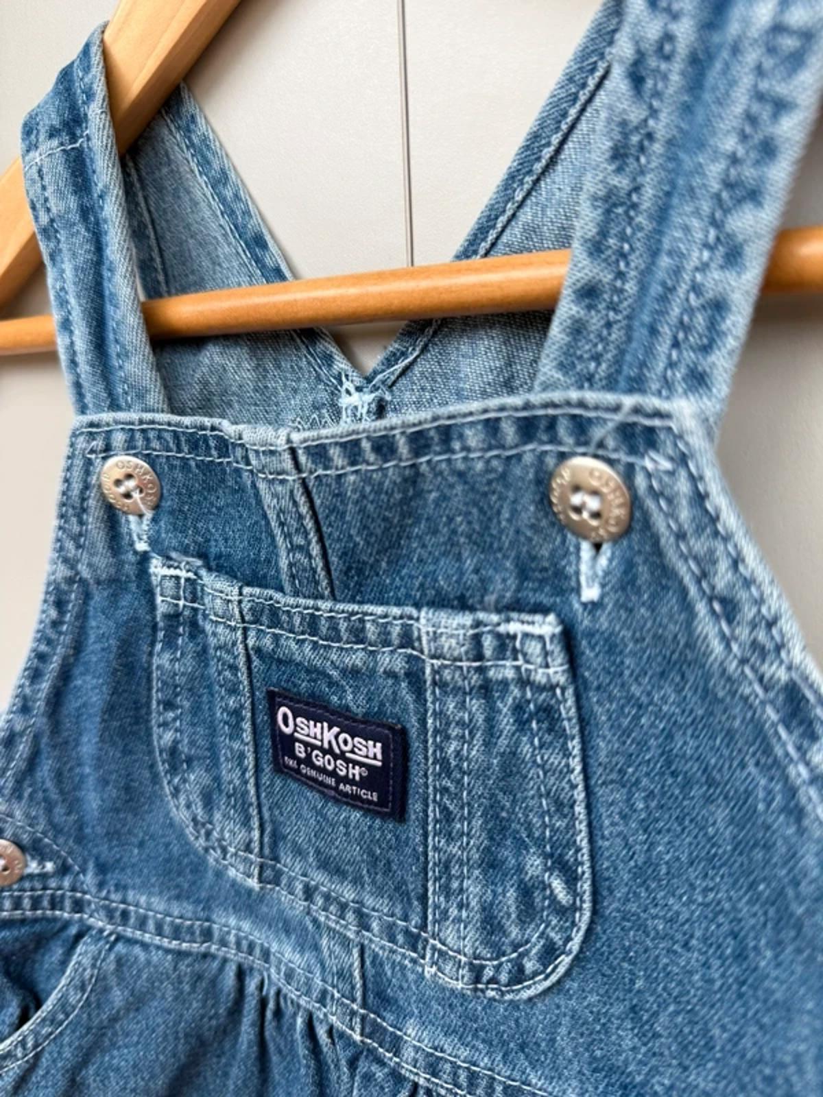 Oshkosh Vintage Denim Dungarees 6/9M