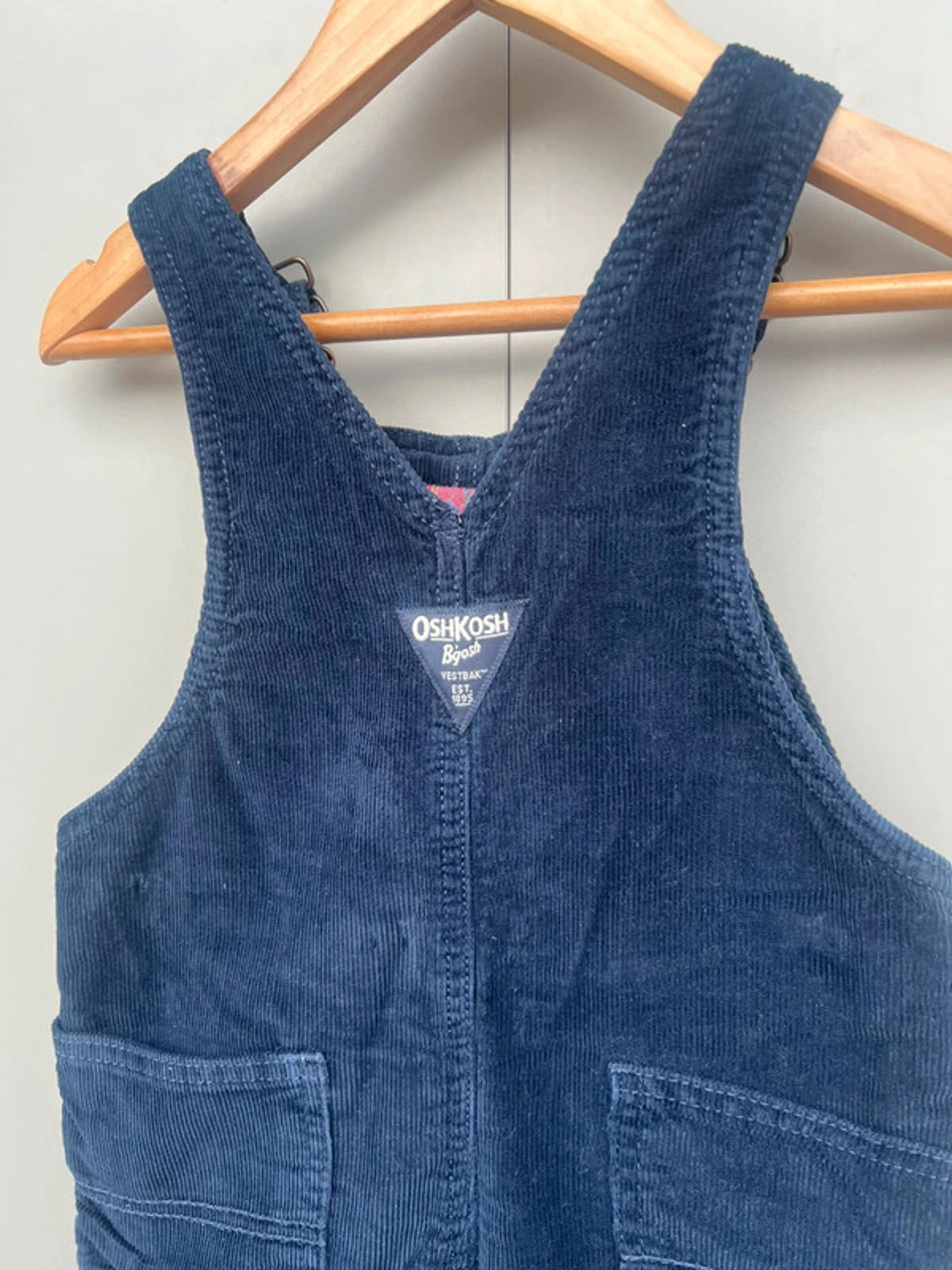 Oshkosh Navy Corduroy Dungarees 2T