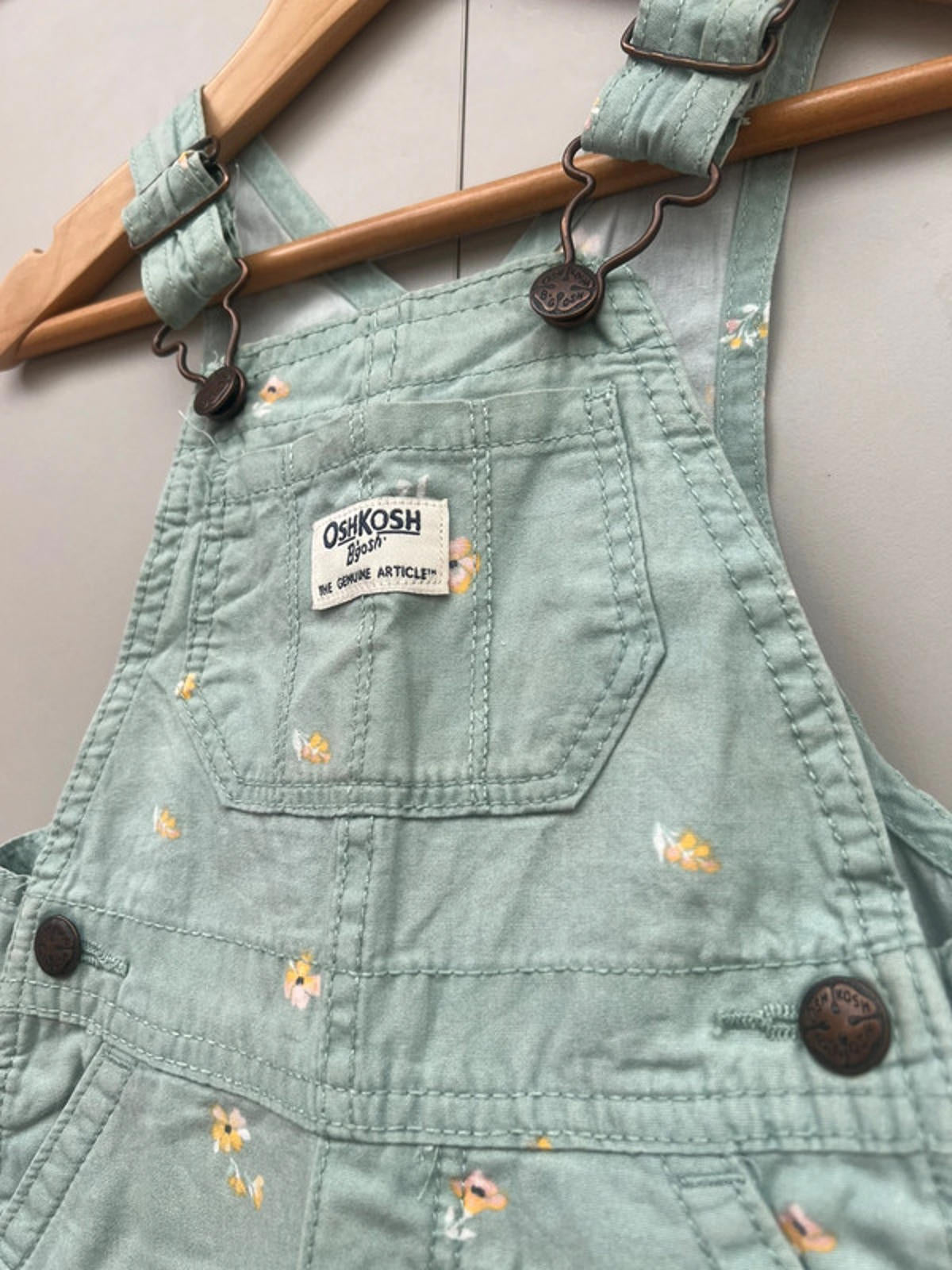 Oshkosh Floral Shortalls 18M
