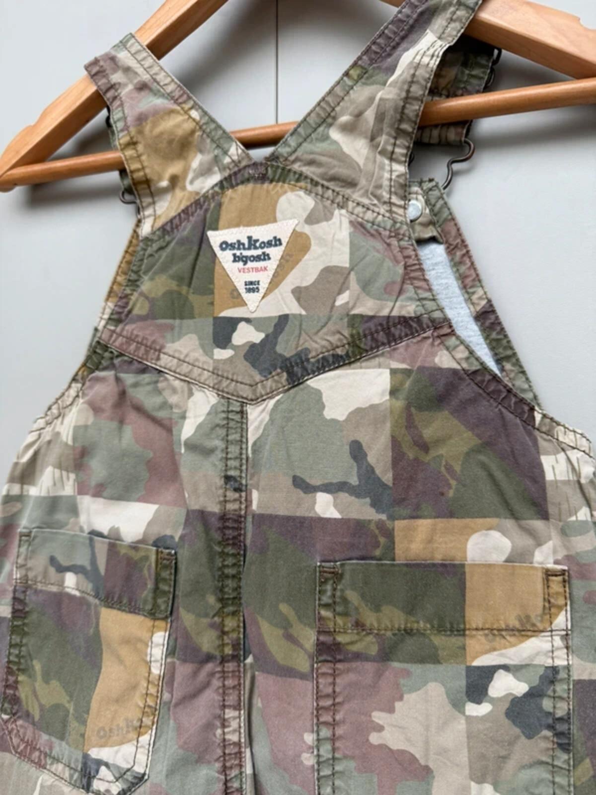 Oshkosh Camouflage Shortall Dungarees 18M