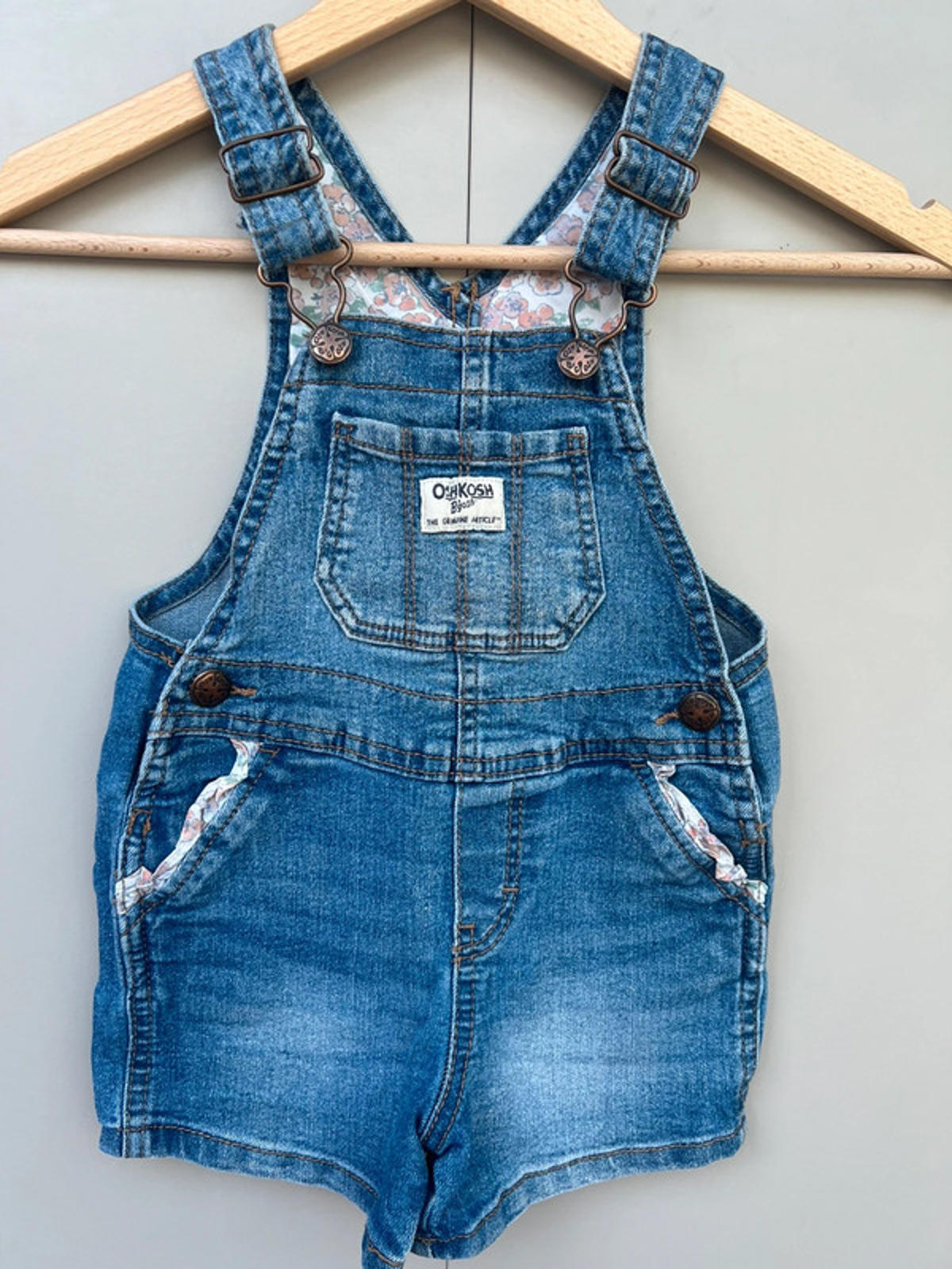 Oshkosh Denim Shortalls 2T