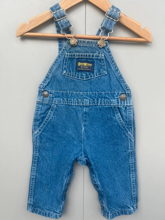 Oshkosh Classic Denim Vintage Dungarees 6/9M