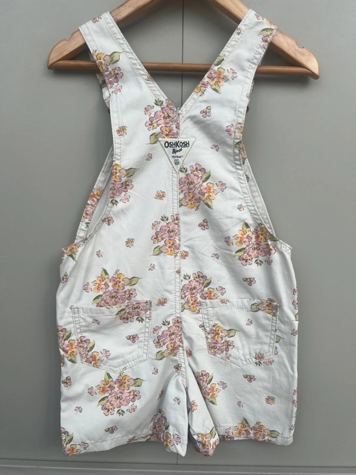 Oshkosh Floral Shortalls 4T