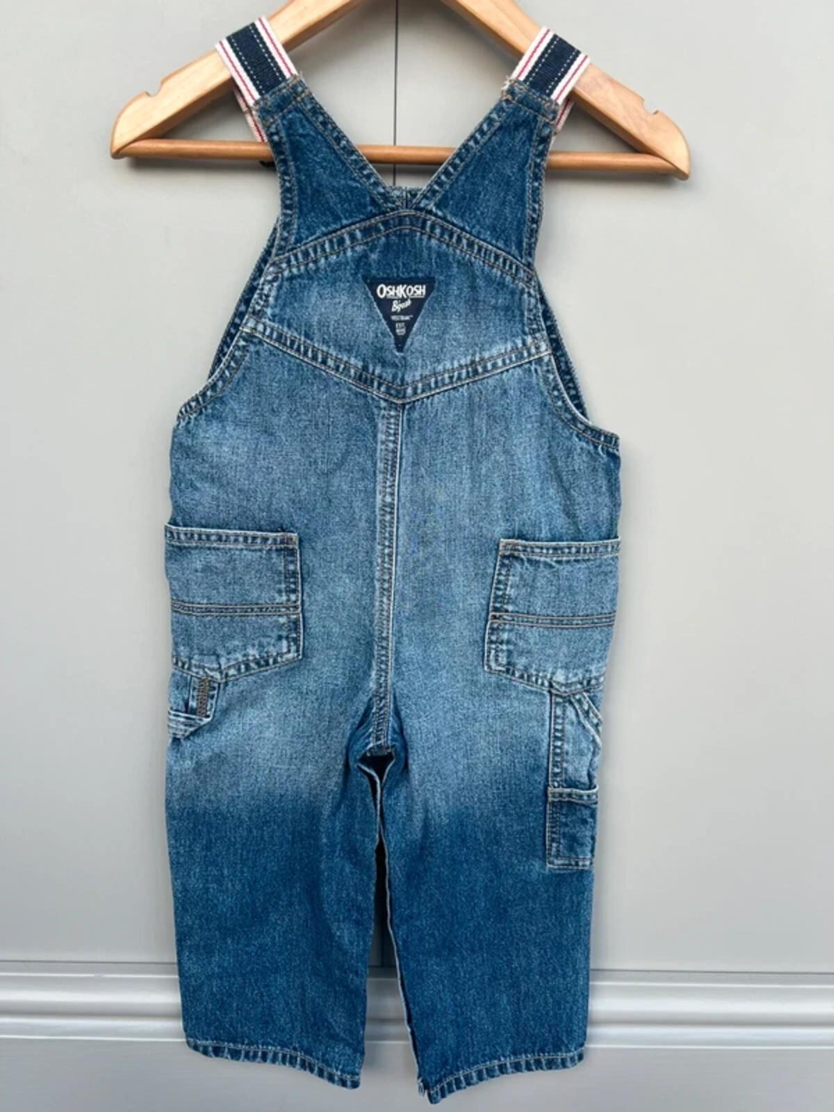 Oshkosh Classic Denim Dungarees 12-18M