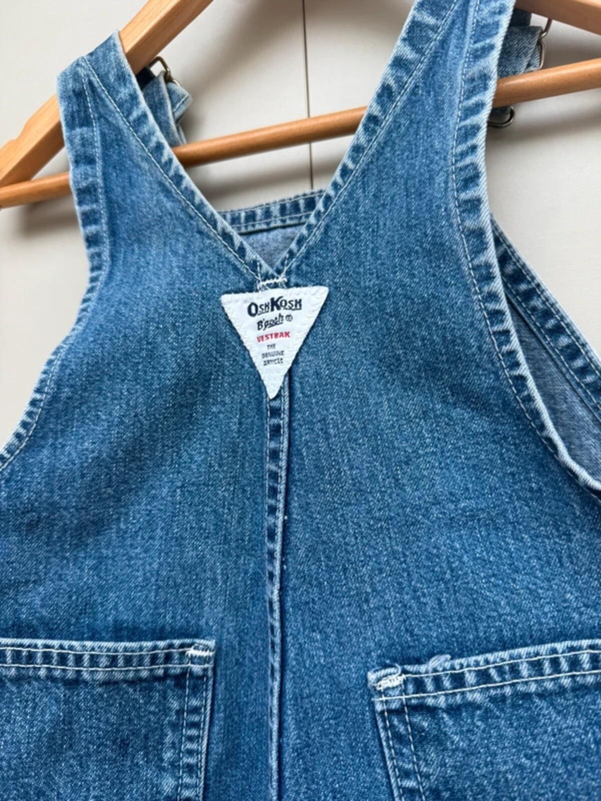 Oshkosh 80s USA Vintage Denim Dungarees 24M