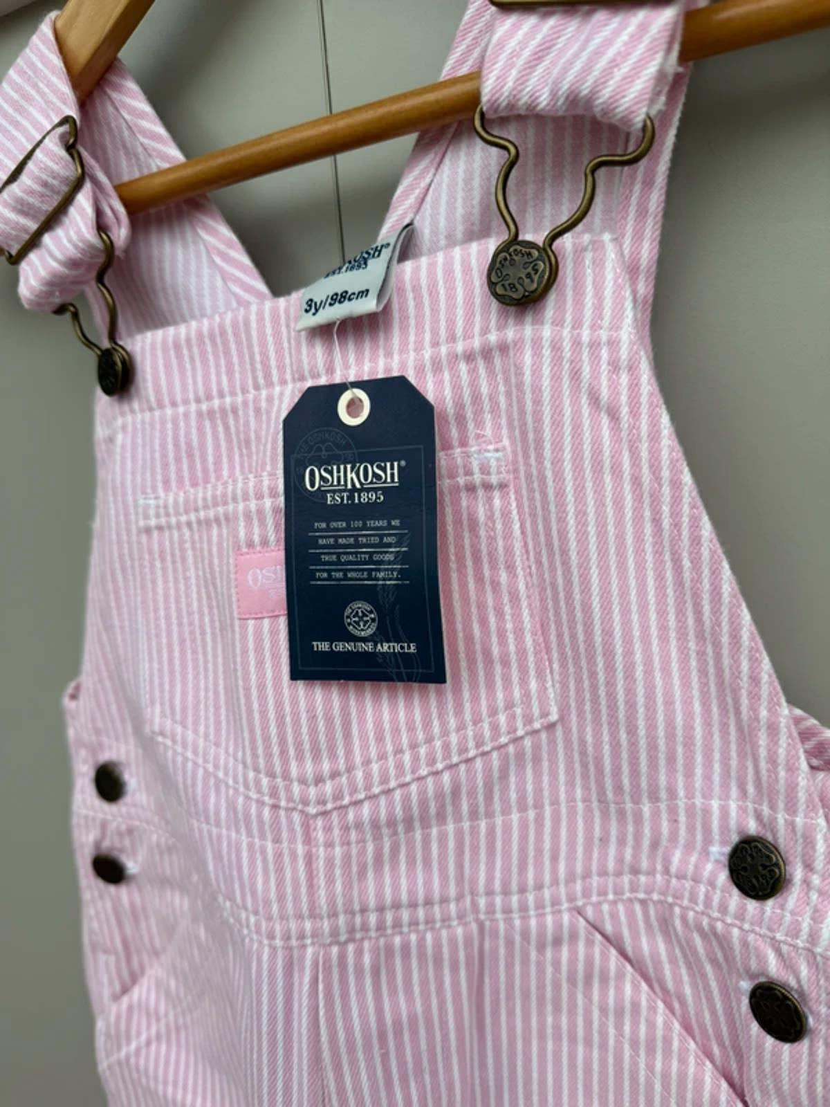 Oshkosh Vintage Rose Hickory Dungarees 3T