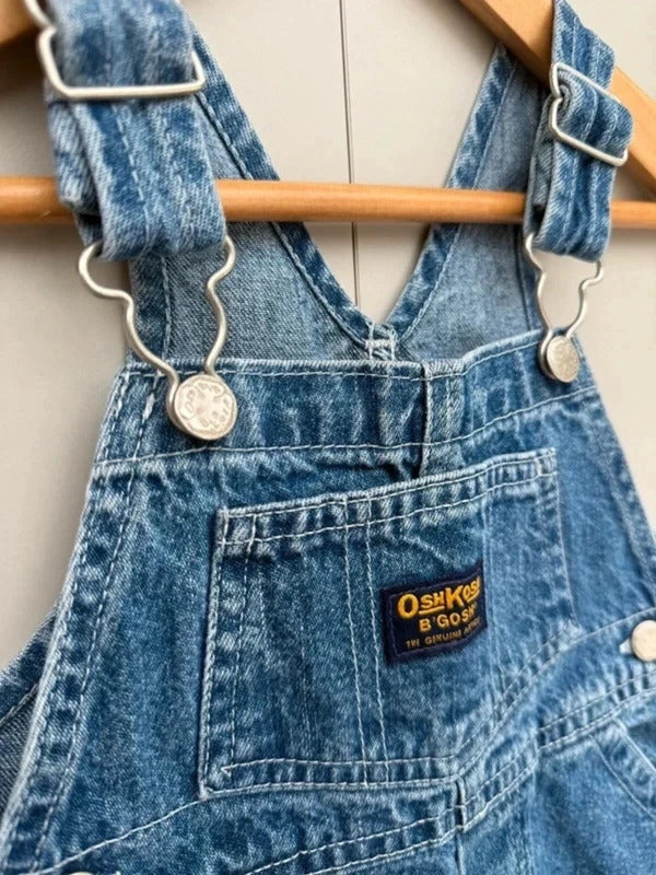 Oshkosh Vintage Denim Shortall Dungarees 12M