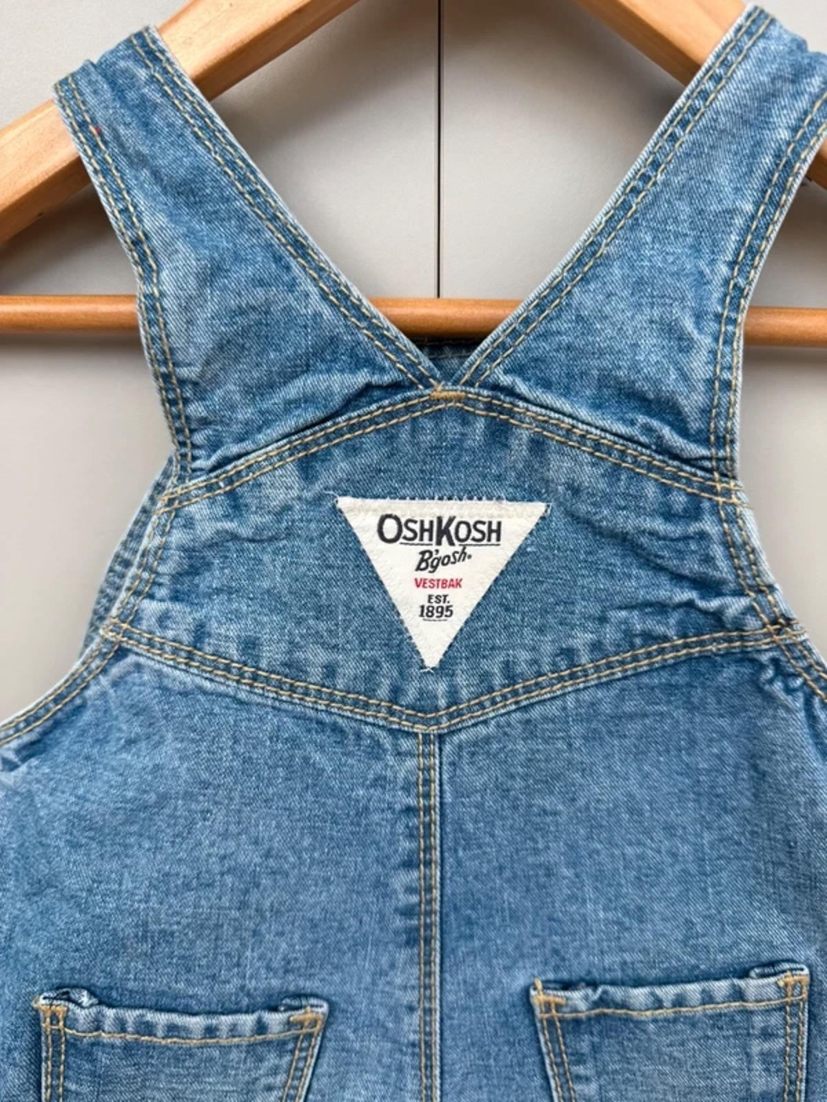 Oshkosh Denim Shortall Dungarees 6M