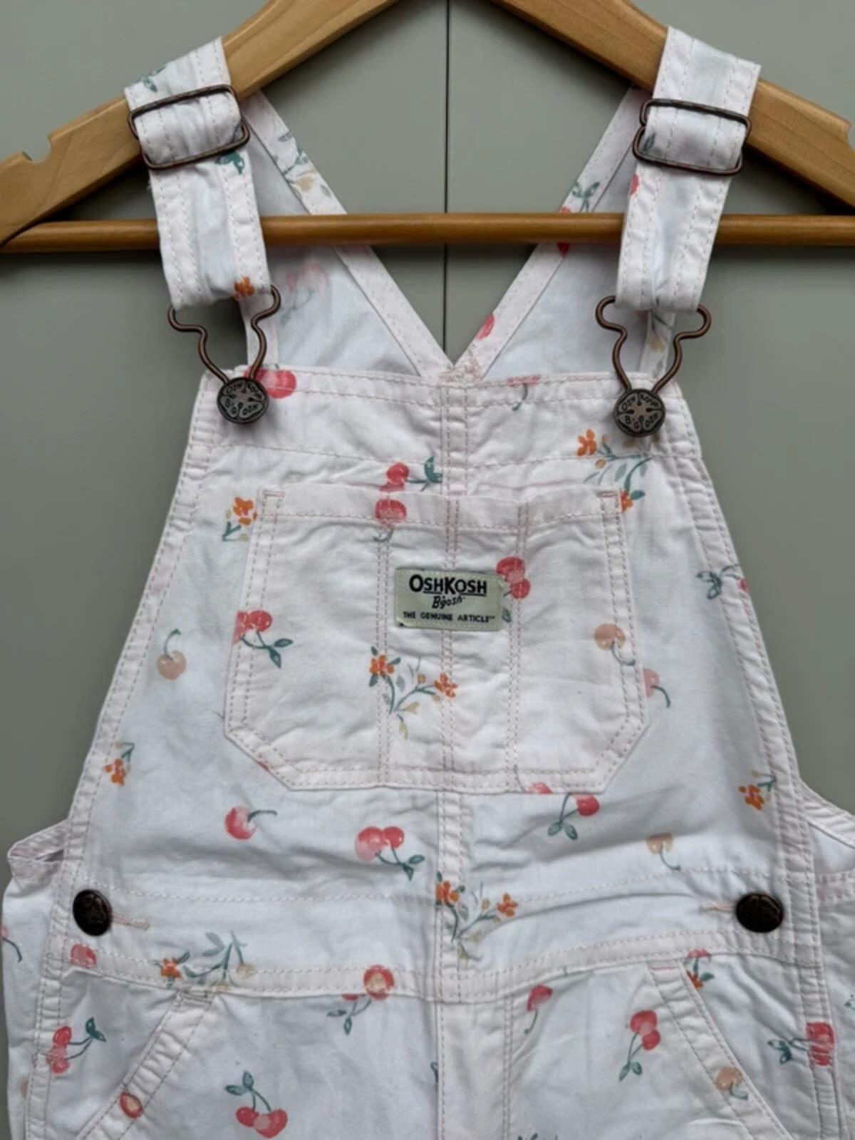 Oshkosh Cherry Shortall Dungarees 5T
