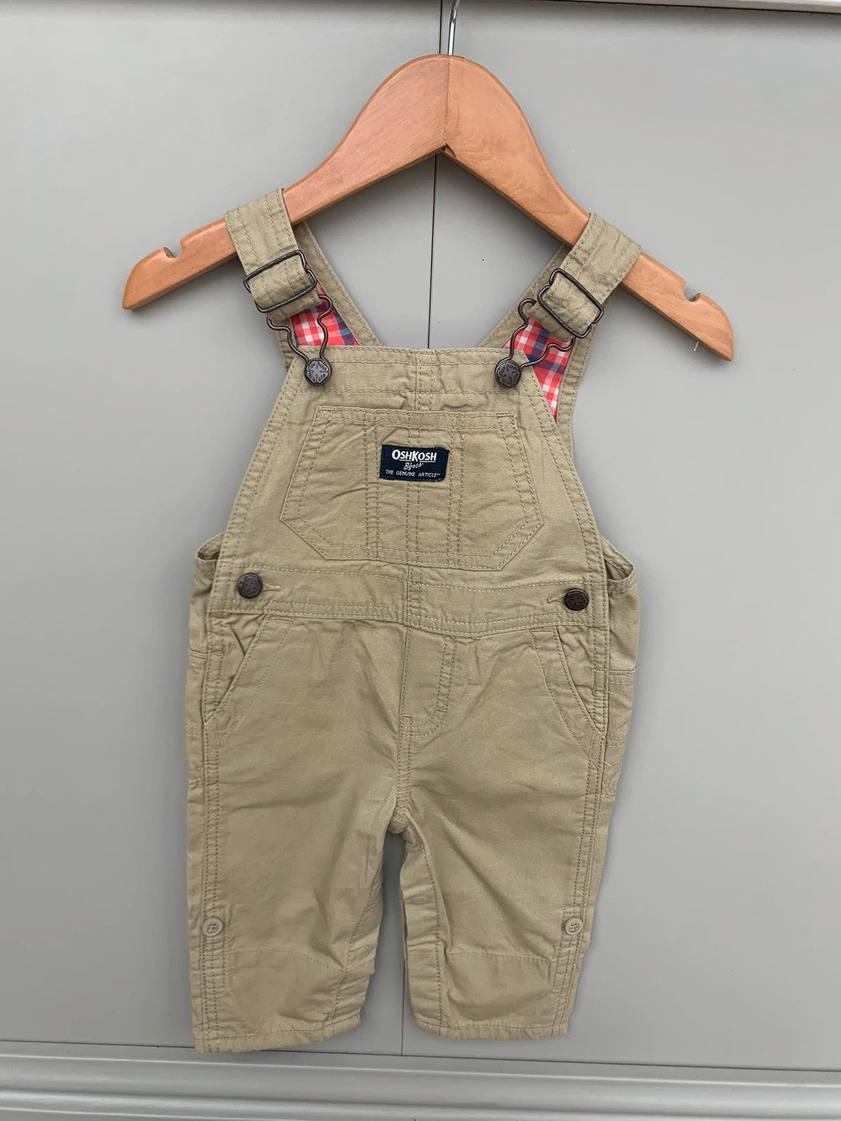 Oshkosh Beige 18M Dungarees