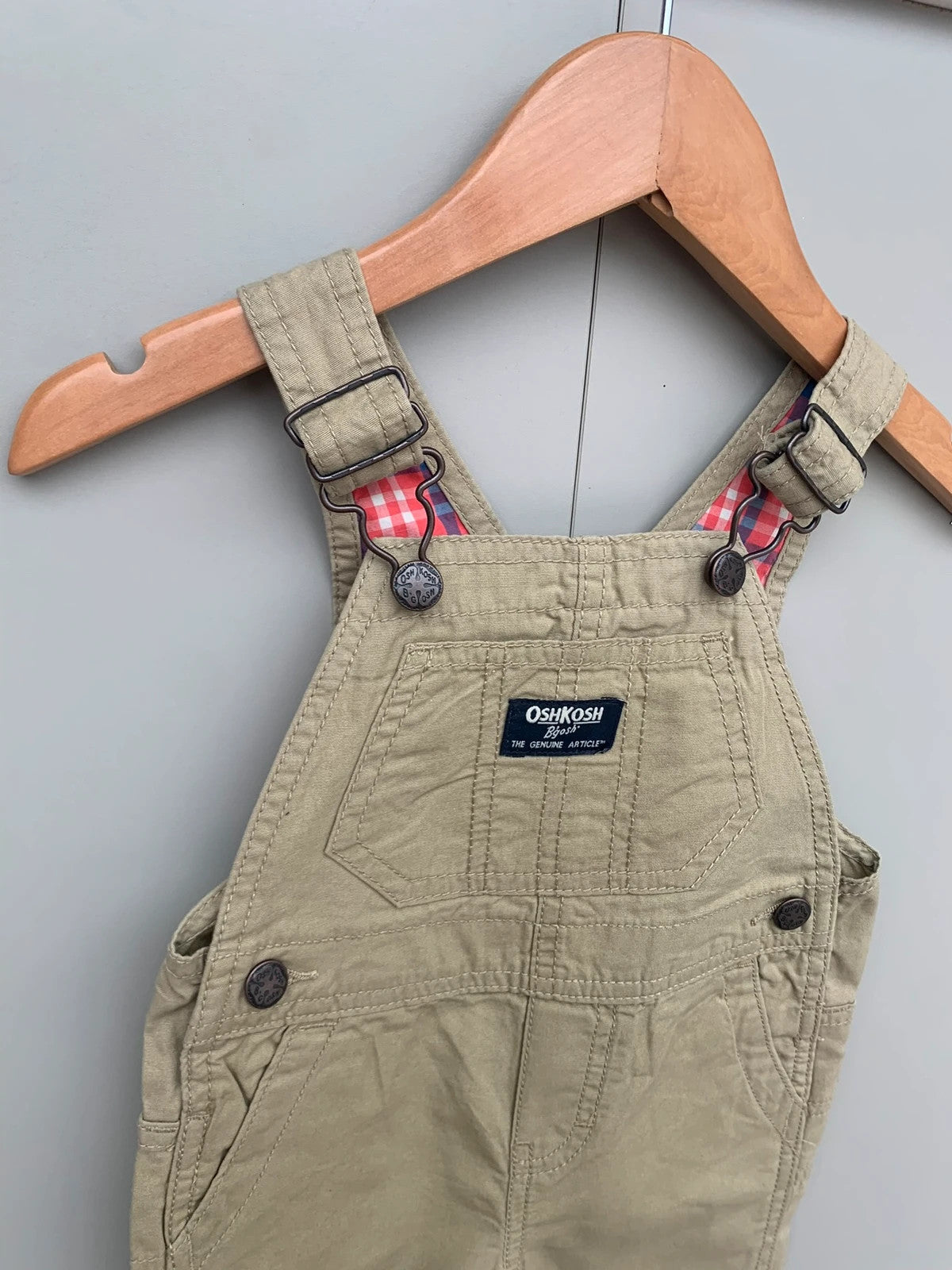 Oshkosh Beige 18M Dungarees