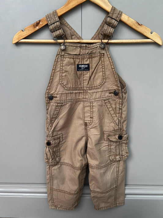 Oshkosh Cargo Beige Dungarees 24M