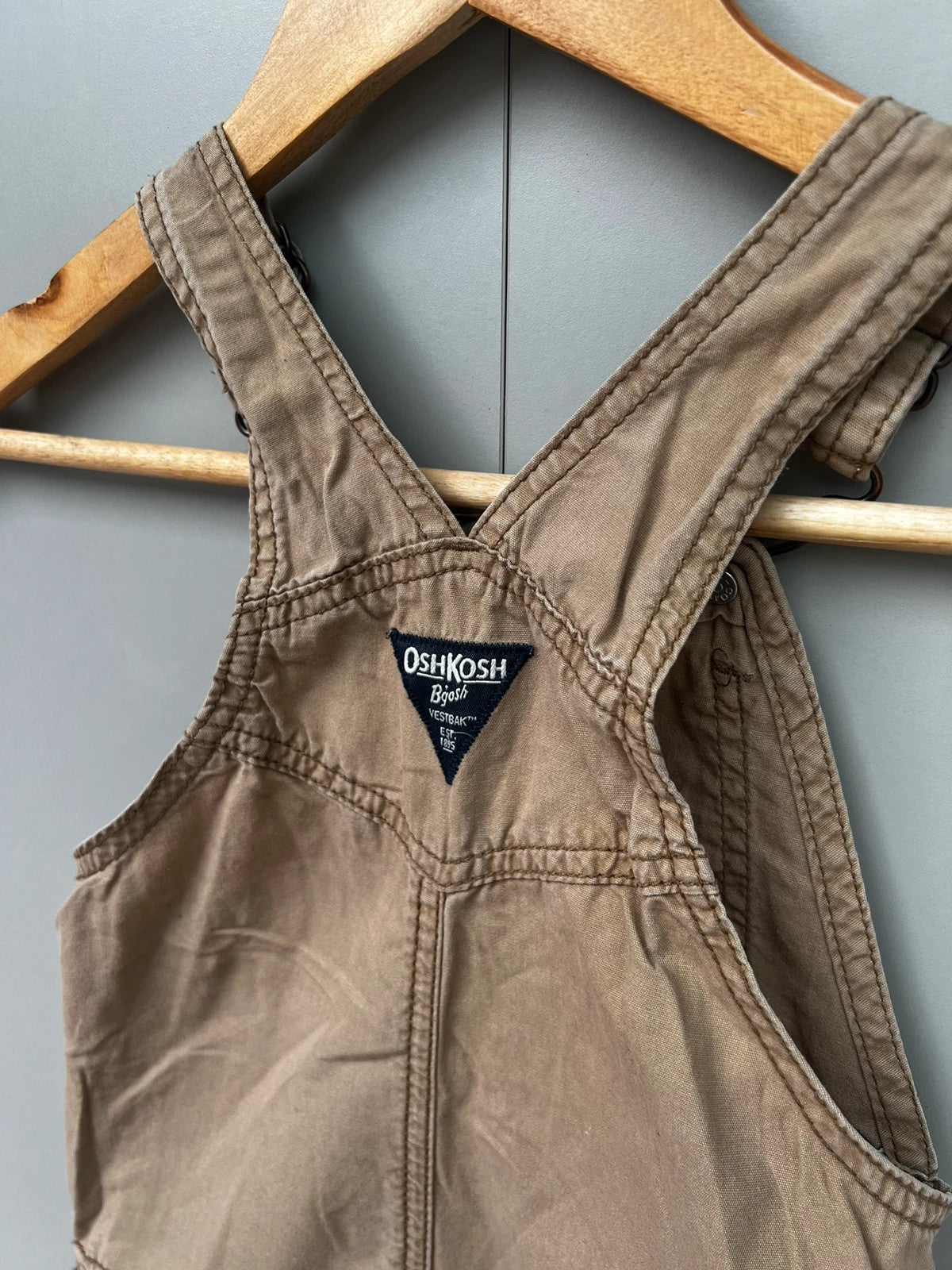 Oshkosh Cargo Beige Dungarees 24M