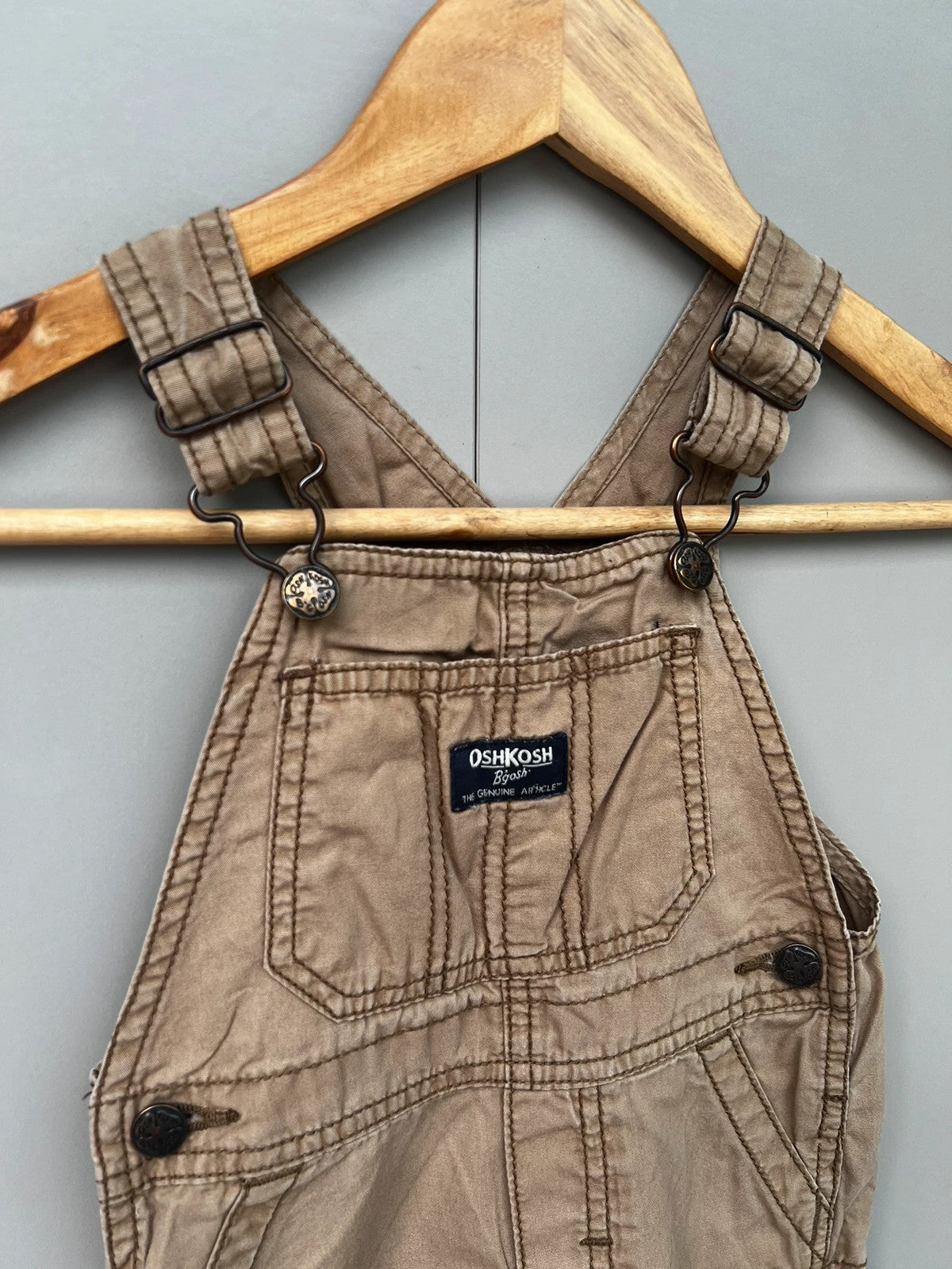 Oshkosh Cargo Beige Dungarees 24M