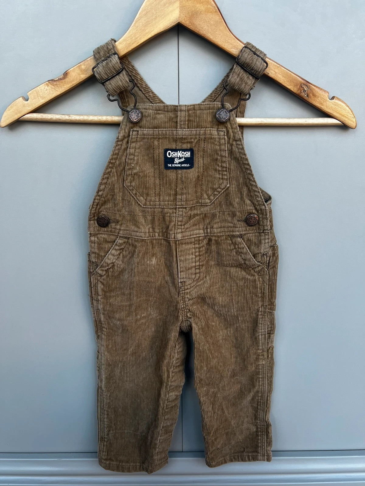 Oshkosh Camel Corduroy Dungarees 9M