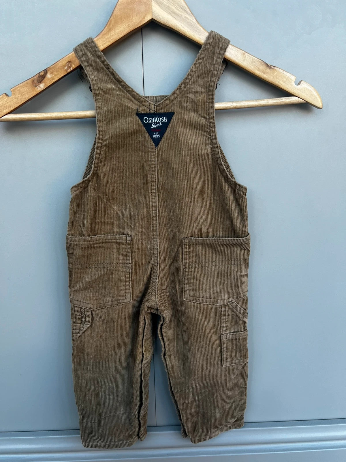 Oshkosh Camel Corduroy Dungarees 9M