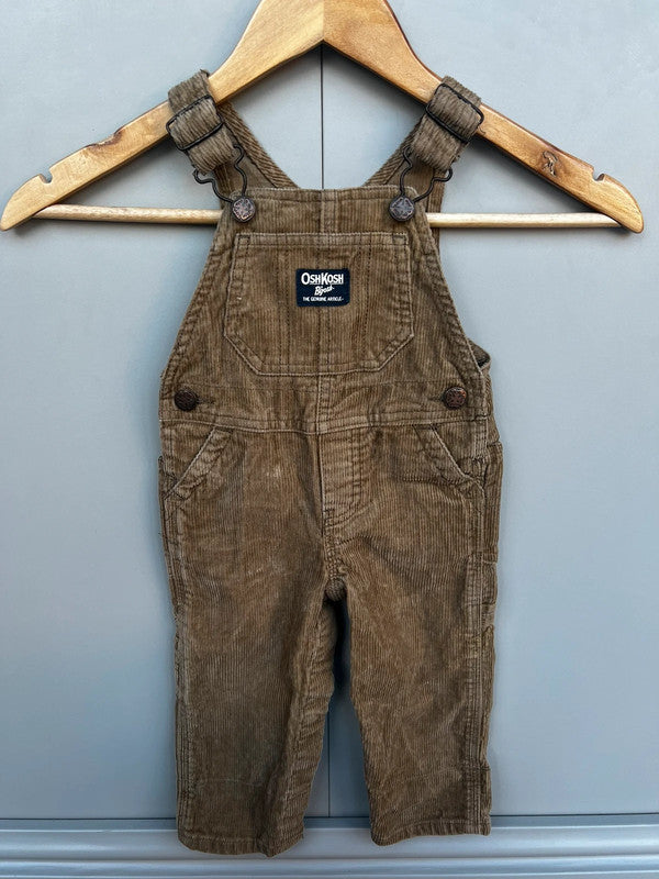 Oshkosh Camel Corduroy Dungarees 9M