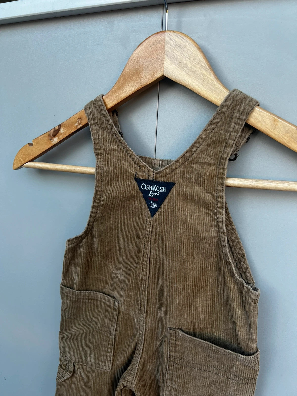 Oshkosh Camel Corduroy Dungarees 9M