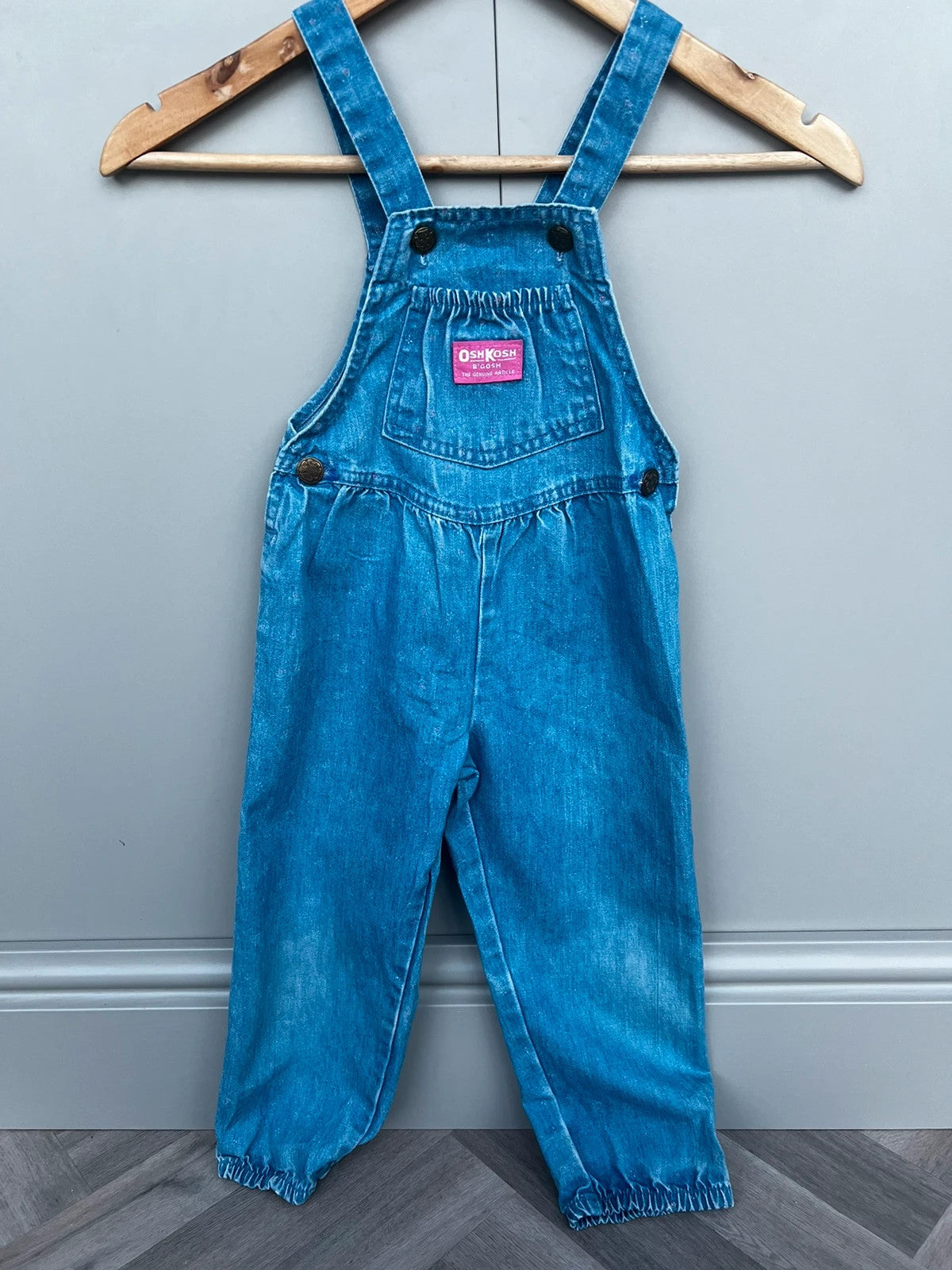 Oshkosh Bubble Denim Dungarees 4T